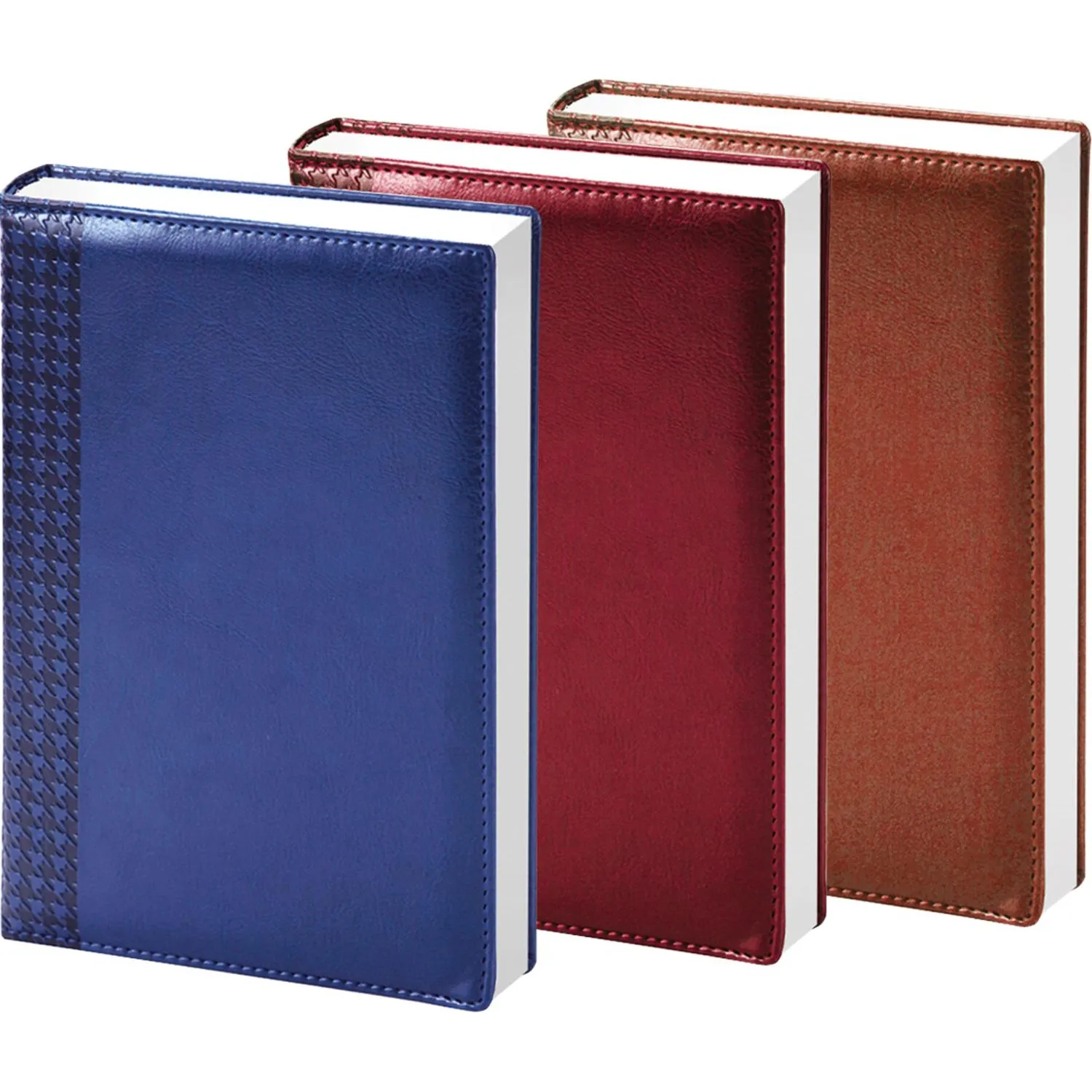 Ежедневник недатированный корич, тв.пер, 140х200, 160л, Lozanna AZ052/brown - фото 2