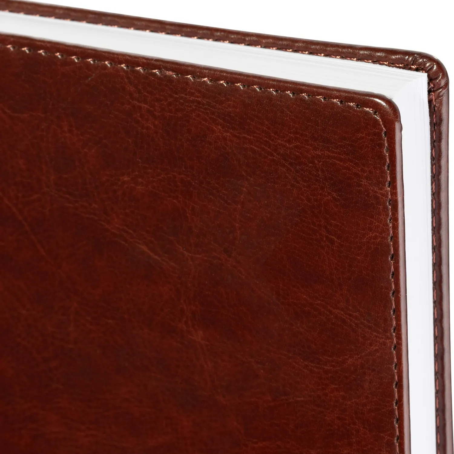 Ежедневник недатированный корич, тв.пер, 140х200, 160л, Lozanna AZ052/brown - фото 5