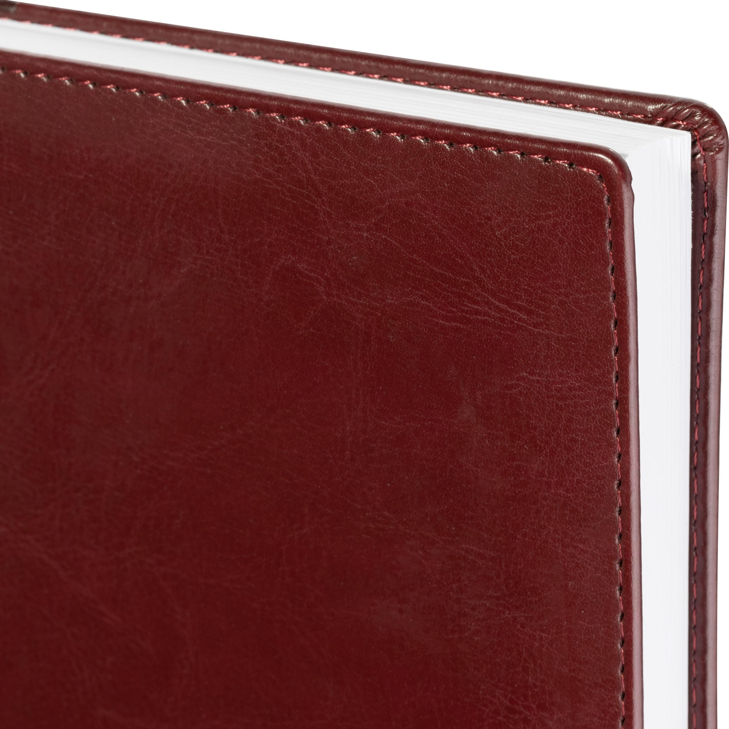 Ежедневник недатированный бордо, тв пер, 140х200, 160л, Lozanna AZ052/bordo - фото 5