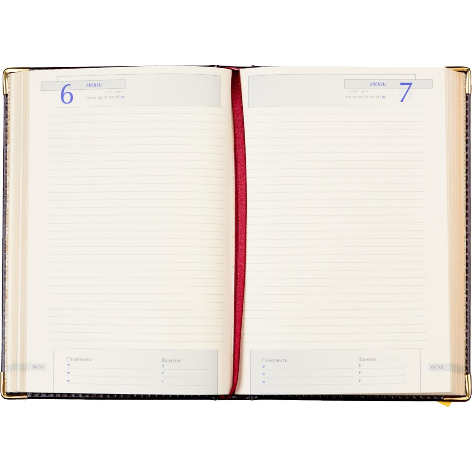 Ежедневник полудатированный коричневый А5 IMPERIUM 3-023/123 Ежедневник полудатированный коричневый А5 IMPERIUM 3-023/123 - фото 2