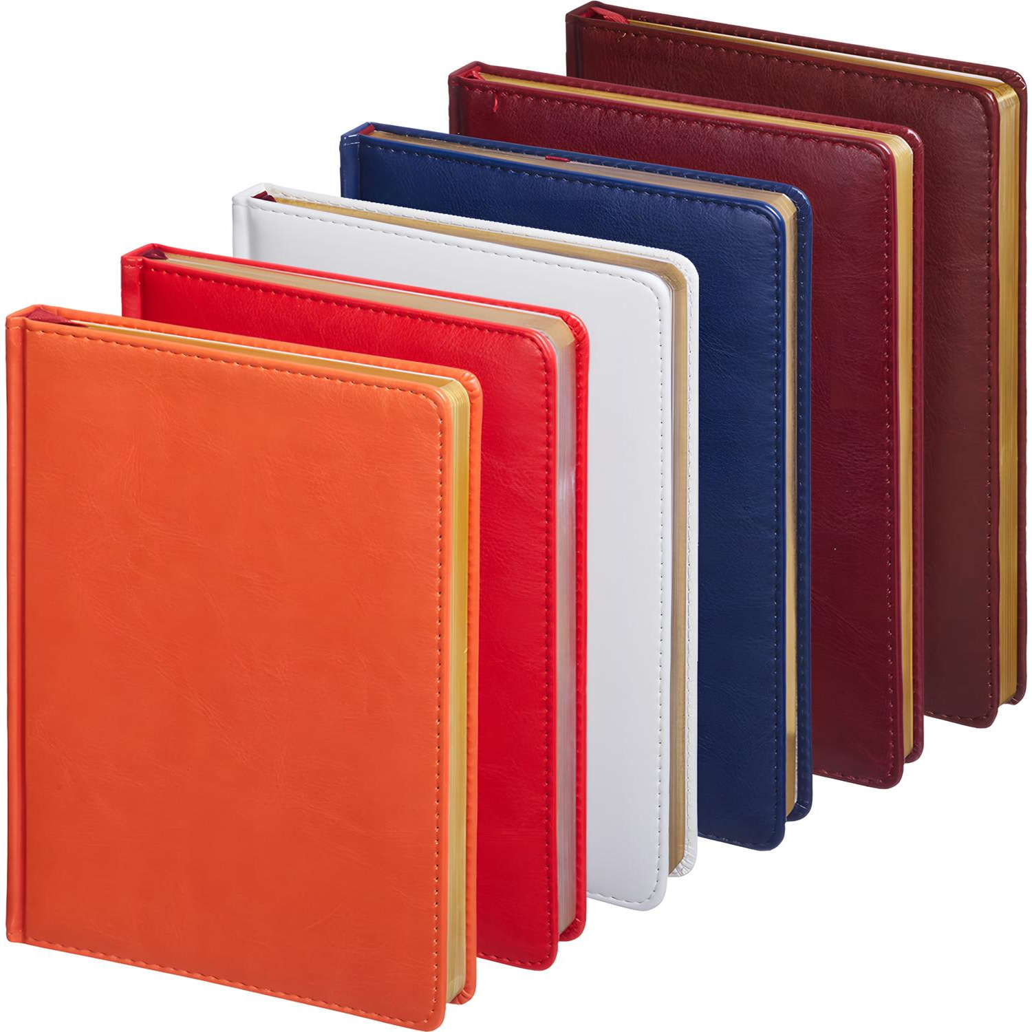 Ежедневник недатированный красн,А5,145х205мм,136л, Sidney NEBRASKA 3-128/08 - фото 2