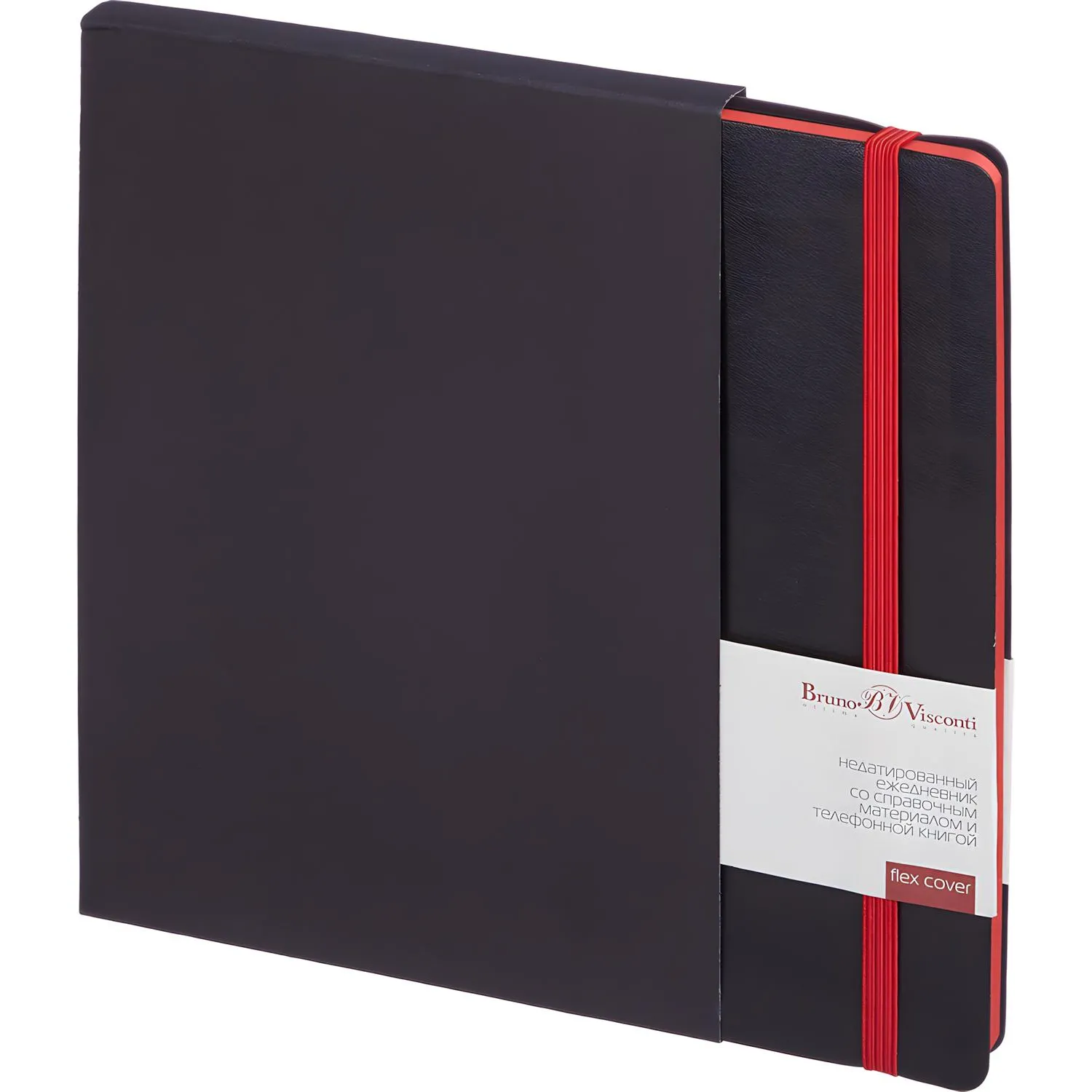 Ежедневник недатированный черный А5 MEGAPOLIS SOFT  3-470/04 - фото 3