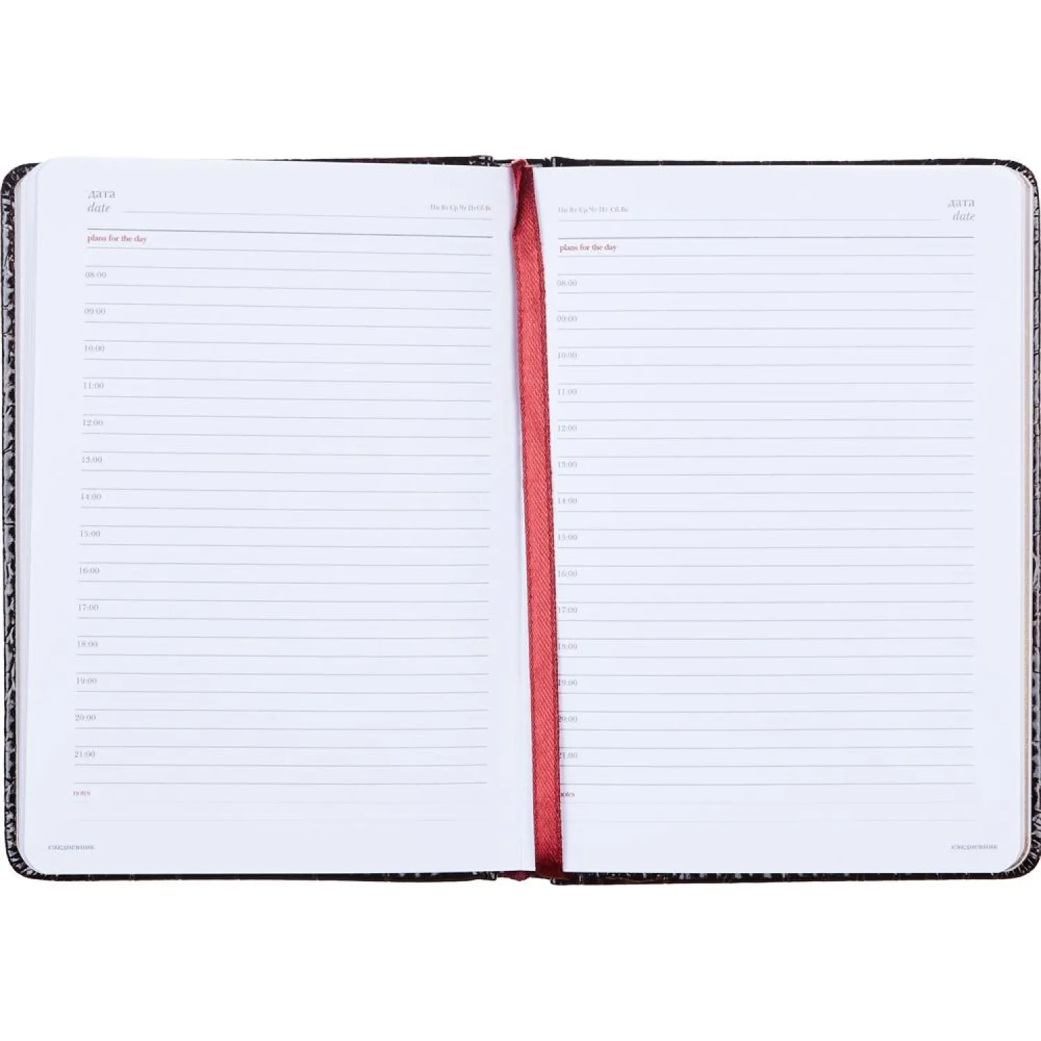 Ежедневник недатированный А6+ Caiman (коричневый)3-498 Д - фото 3