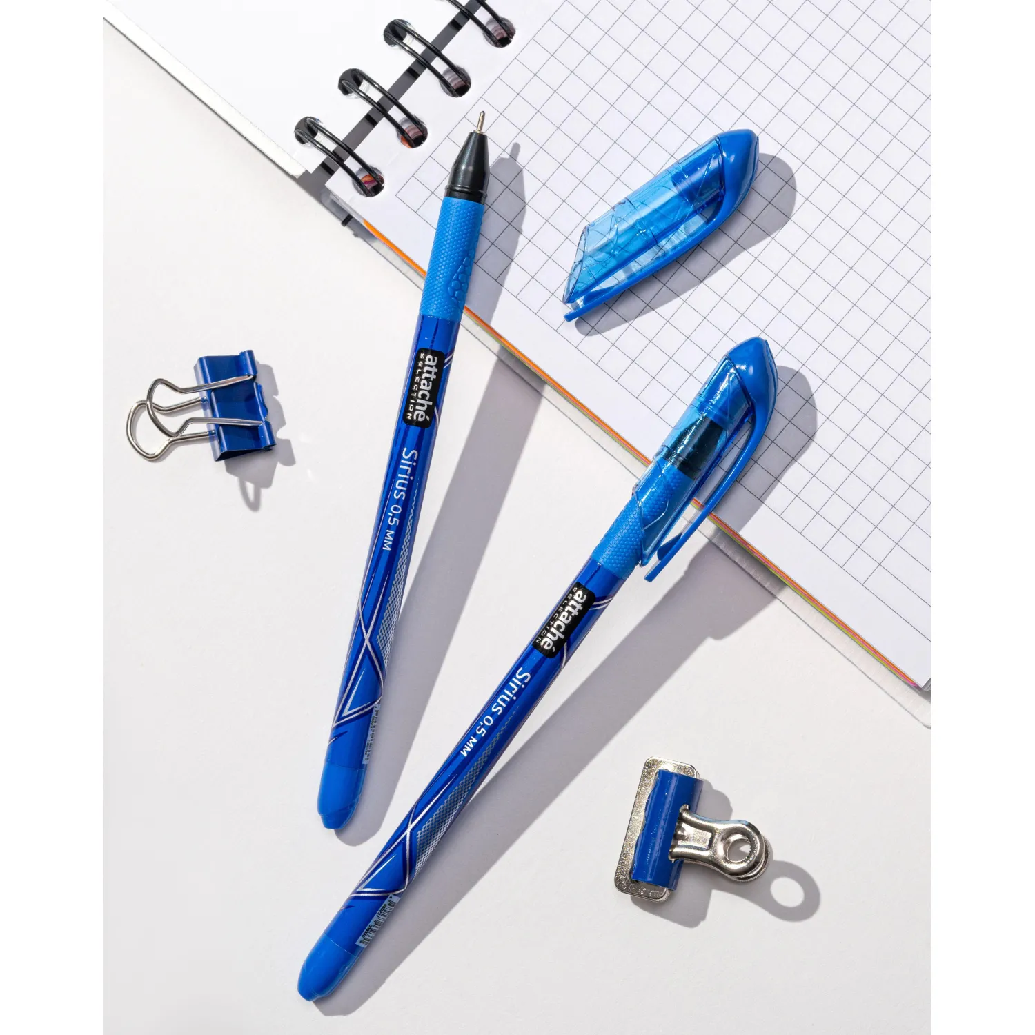 Ручка шариковая неавтомат. Attache Selection Sirius c манж, син.стерж - фото 7