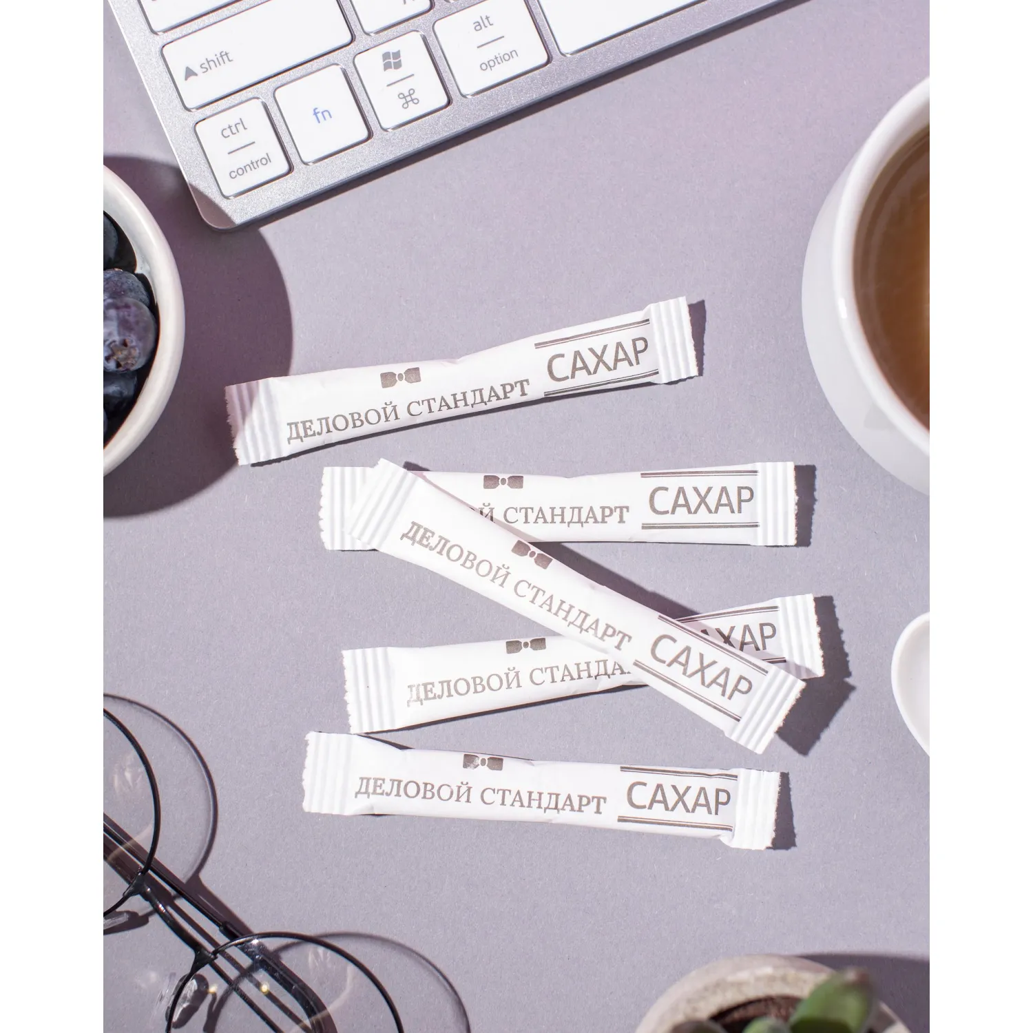 Сахар порционный в стиках Деловой стандарт 5 гр (500 шт/уп.) - фото 9