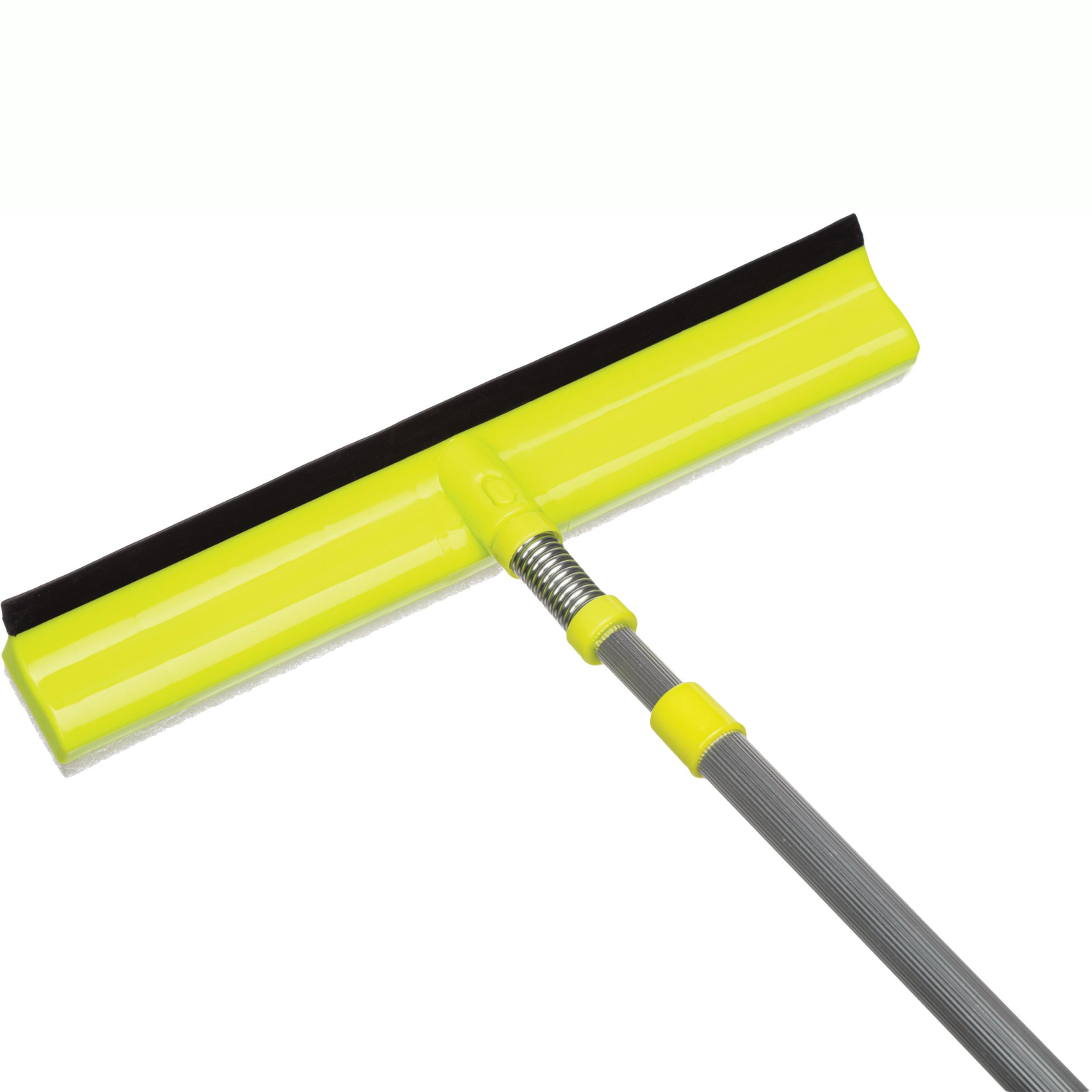 Швабра для мытья окон Home Queen сгон(склиз) губка, ручка телескопическая - фото 2