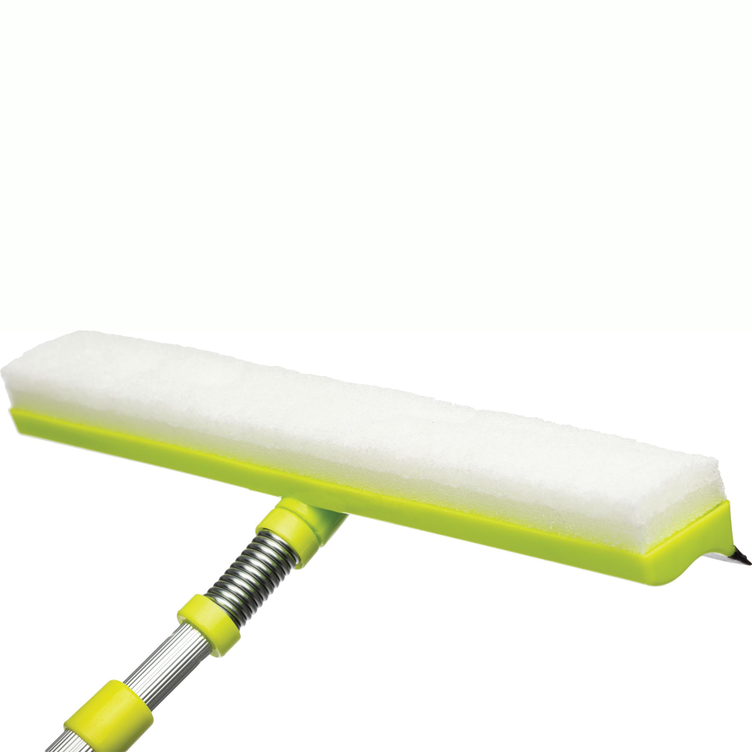 Швабра для мытья окон Home Queen сгон(склиз) губка, ручка телескопическая - фото 4