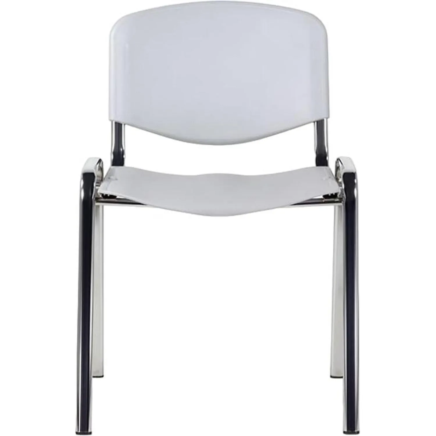 Стул UP_EChair Rio(ИЗО) хром, пластик серый - фото 2