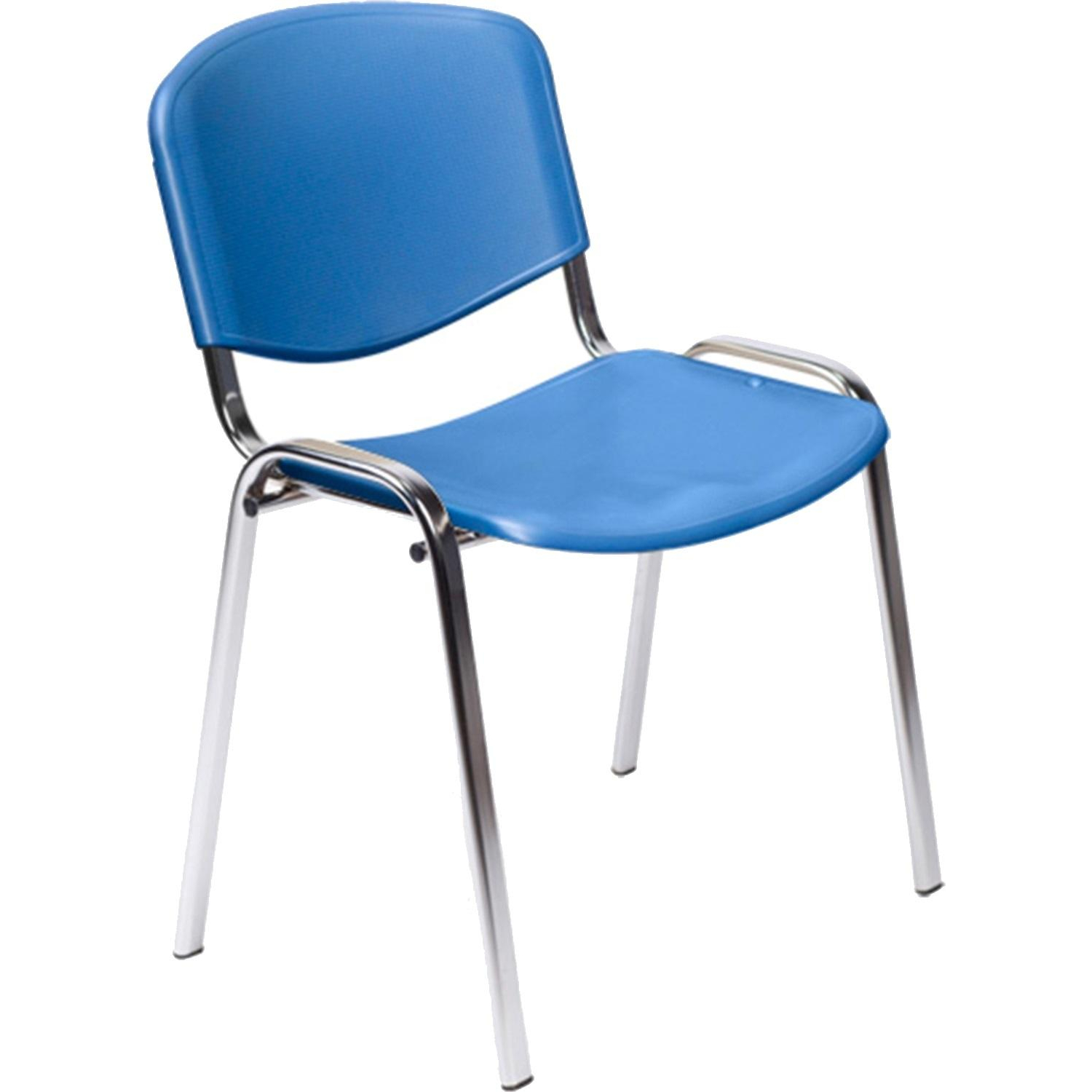 Стул БМФ Easy Chair Rio(ИЗО) хром, пластик синий - фото 1