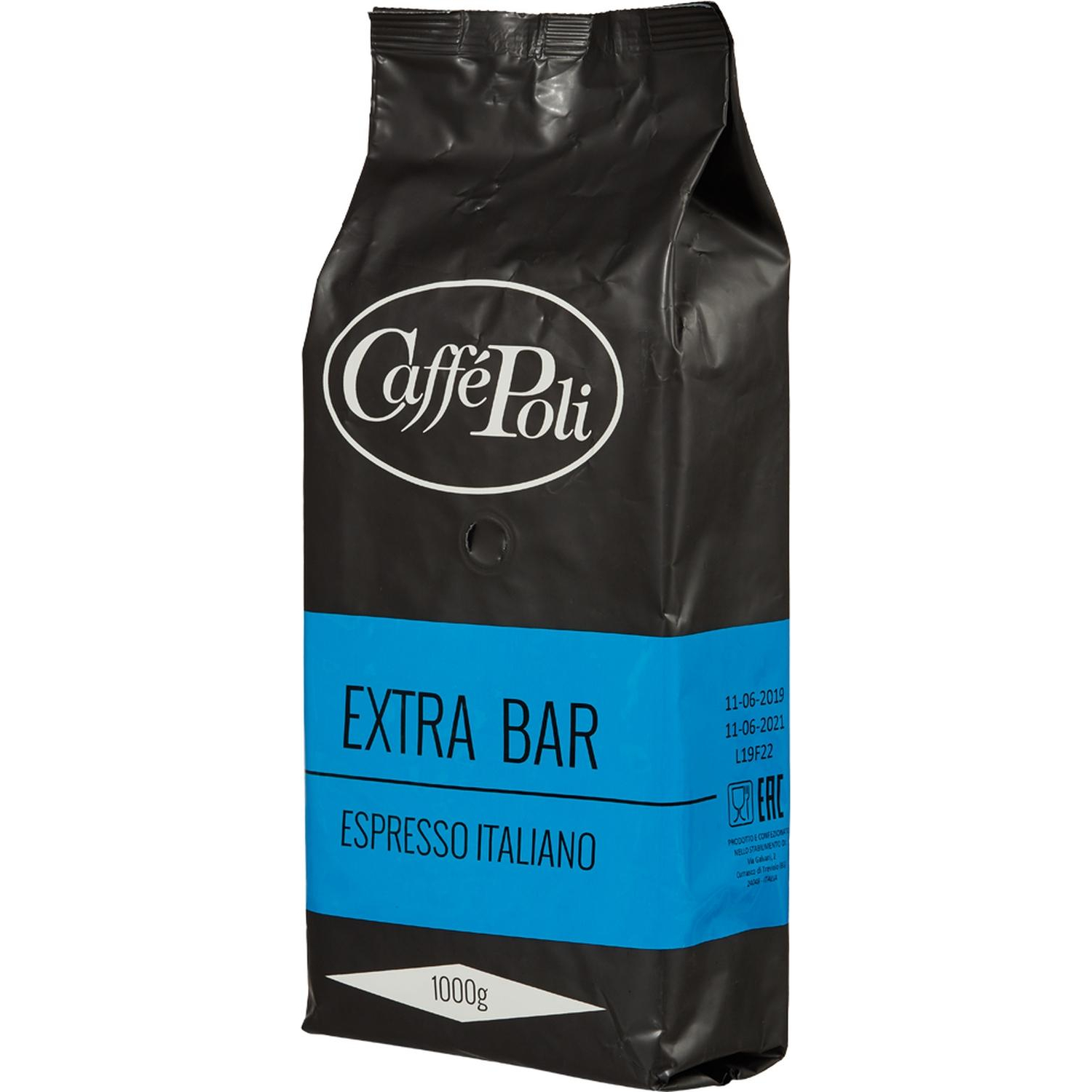 Кофе Caffe Poli Extra Bar в зернах, 1 кг. - фото 3