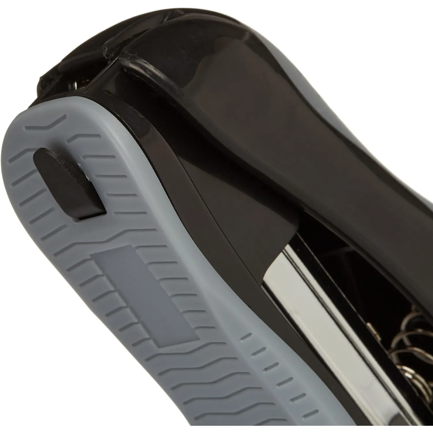 Степлер Attache leader до 15 листов, черный/серый, №10 антистеп - фото 3