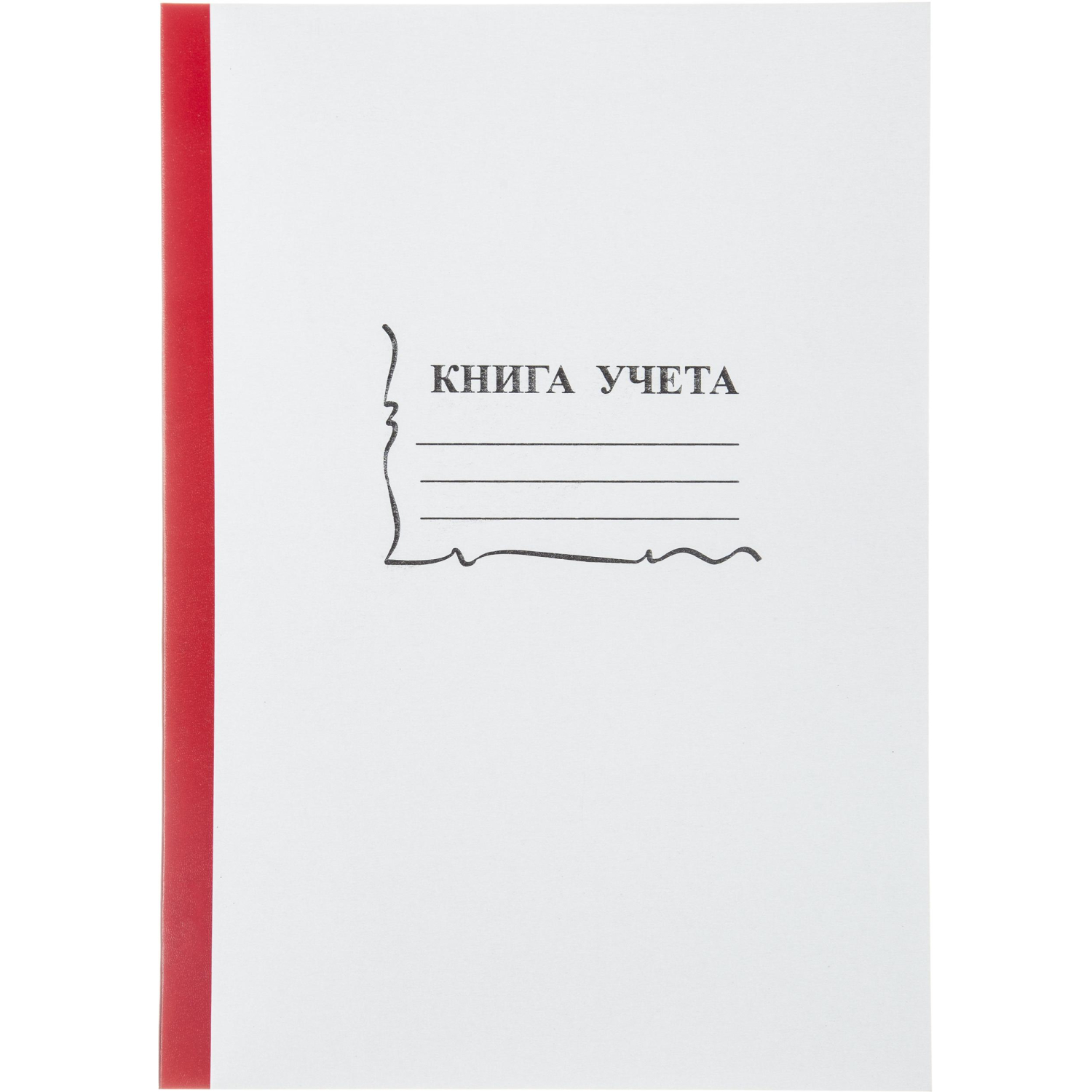 Книга учета 96л. в линейку, обл.картон Книга учета 96л. в линейку, обл.картон - фото 2