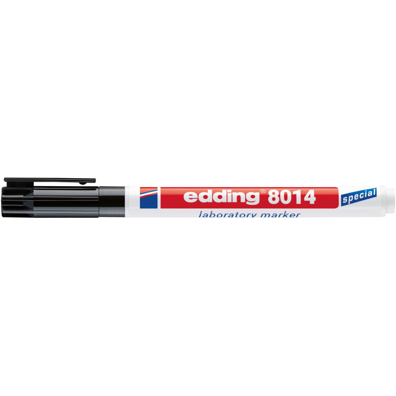 Маркер лабораторный EDDING E-8014 черный 1 мм перманент - фото 4