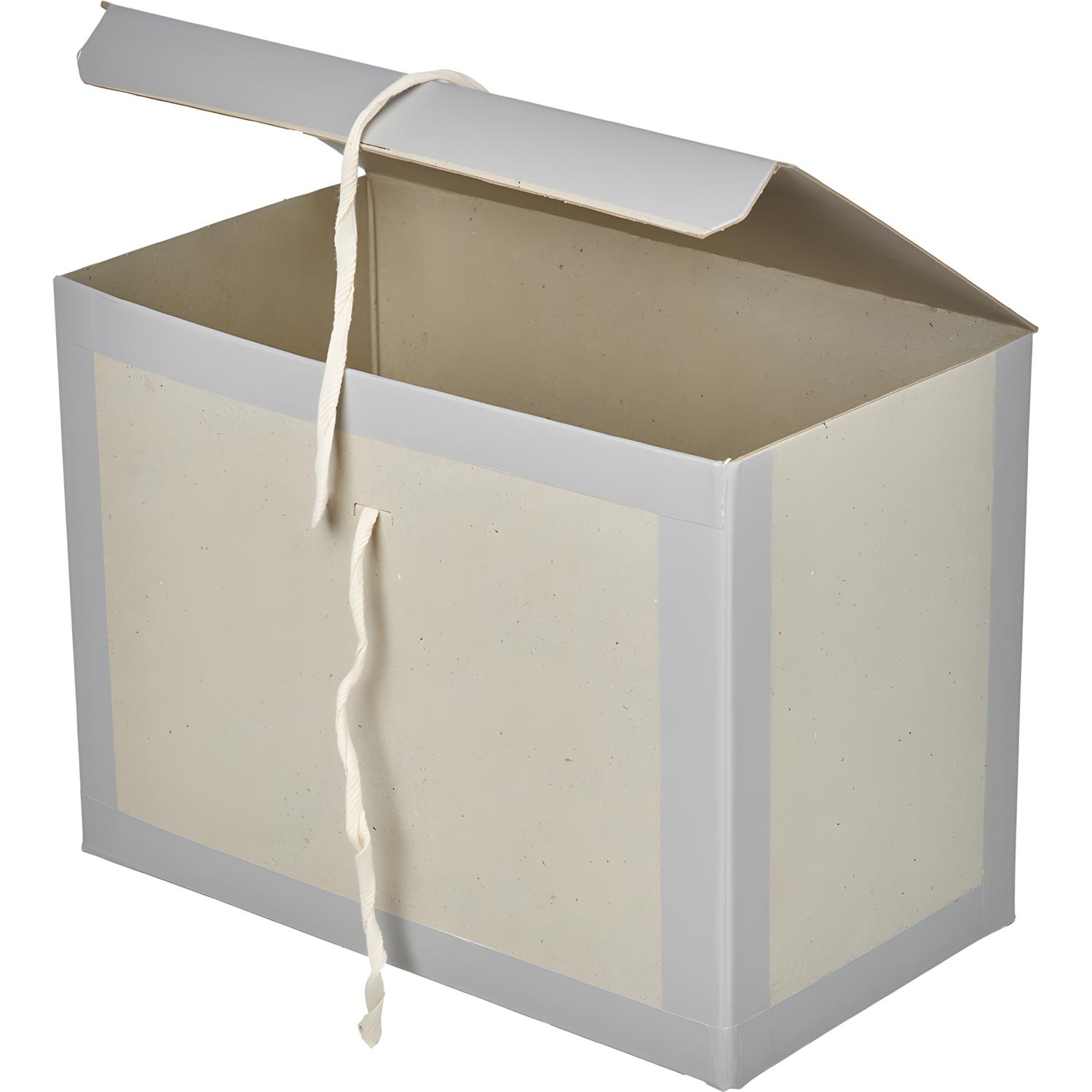 Короб архивный вертикальный 180x240x330, картон/бумвинил - фото 2