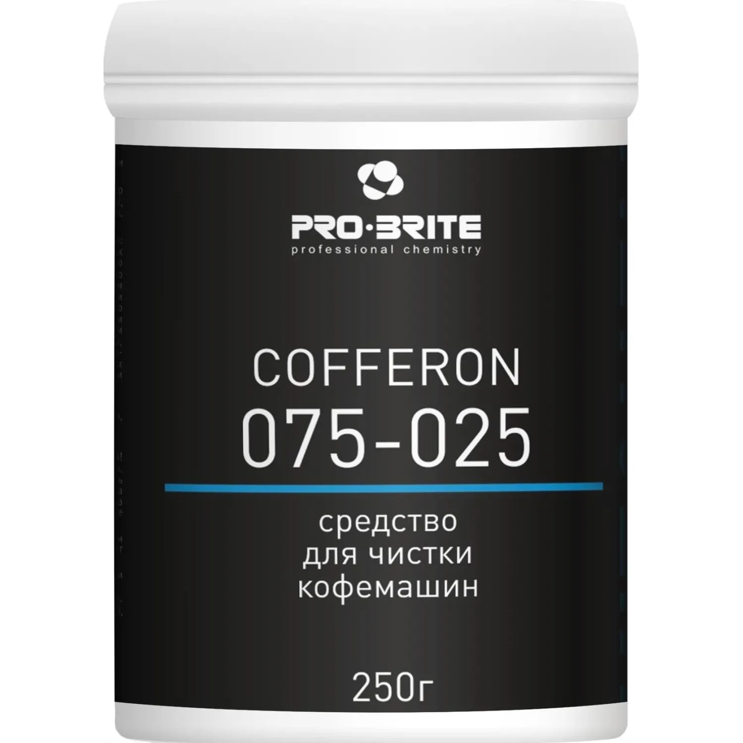 Профхим от накипи д/чистки кофемаш, щел CIP Pro-Brite/COFFERON, 0,25л Профхим от накипи д/чистки кофемаш, щел CIP Pro-Brite/COFFERON, 0,25л - фото 1