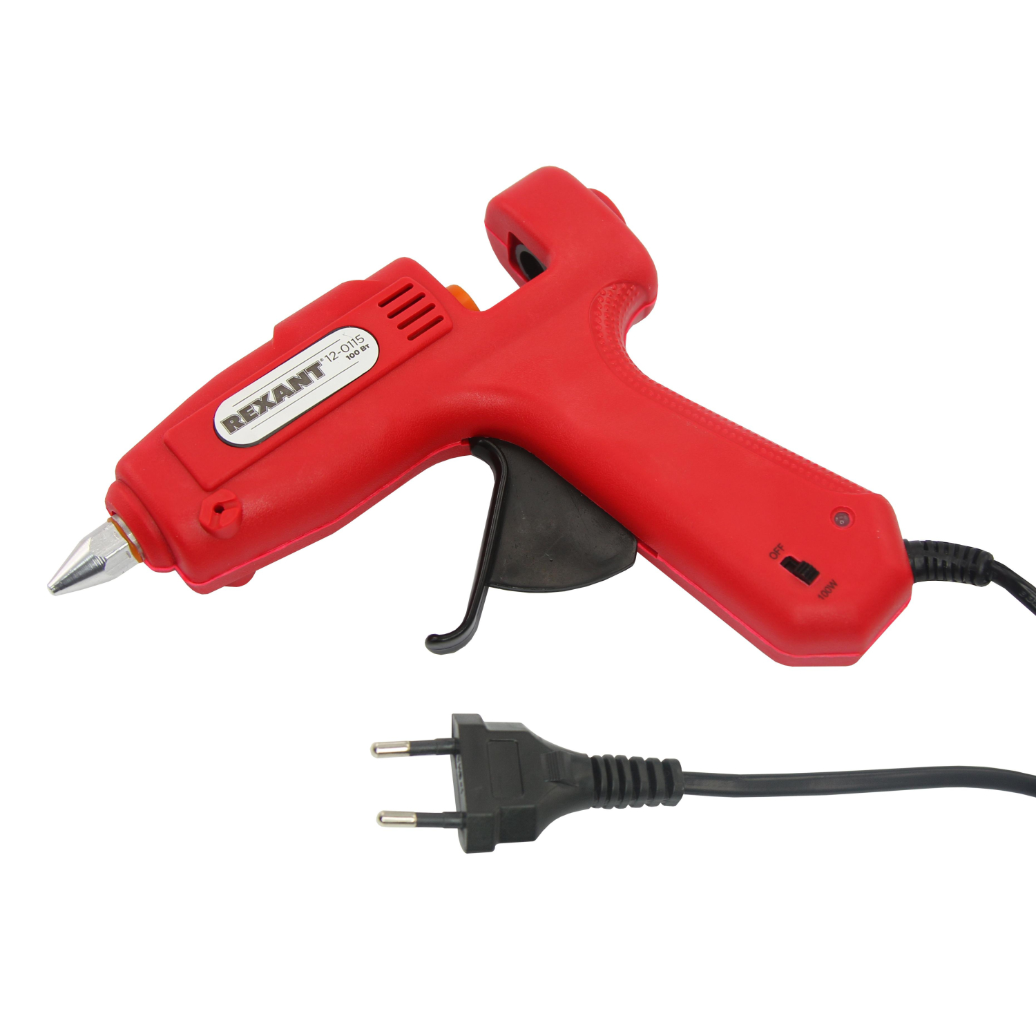 Пистолет клеевой REXANT 100 Вт, 11мм (12-0115) - фото 1