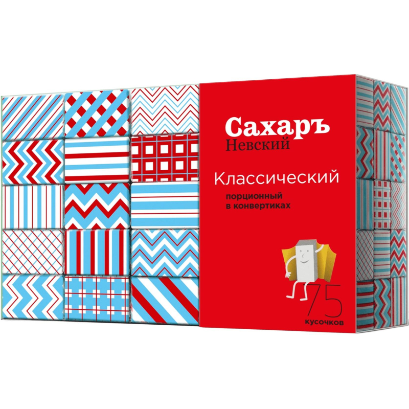 Сахар порционный кусковой белый 420 г - фото 1