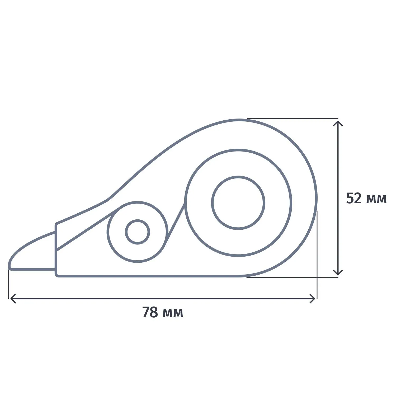Корректирующая лента Attache Selection боковая подача 5мм 8м &#039;9617 - фото 3