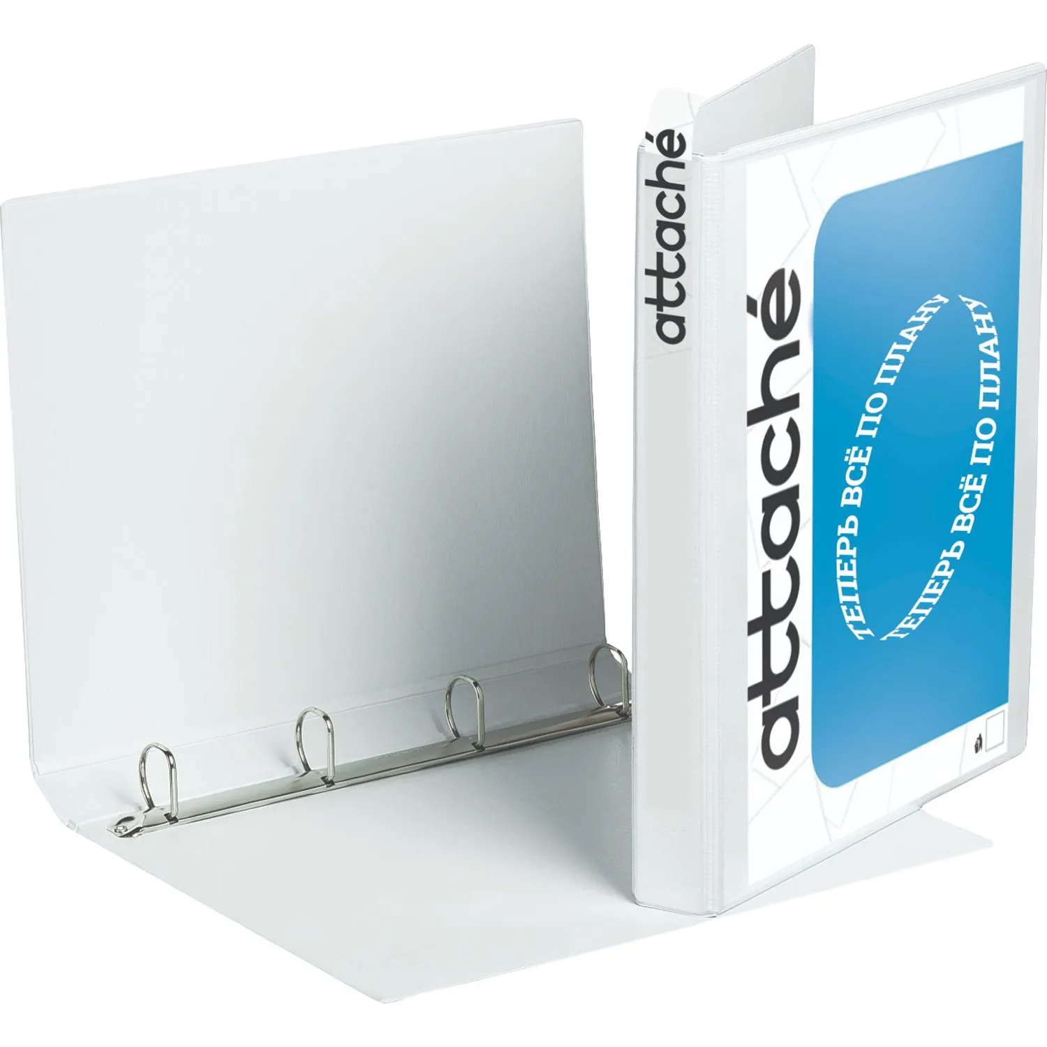 Папка Панорама на 4-х кольцах Attache 40мм Россия - фото 2