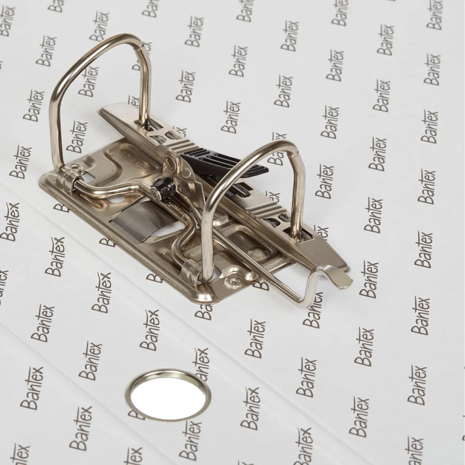 Папка-регистратор ECONOMY PLUS 50мм, лайм, ПБП1, карм.кор.,мет.уг - фото 2