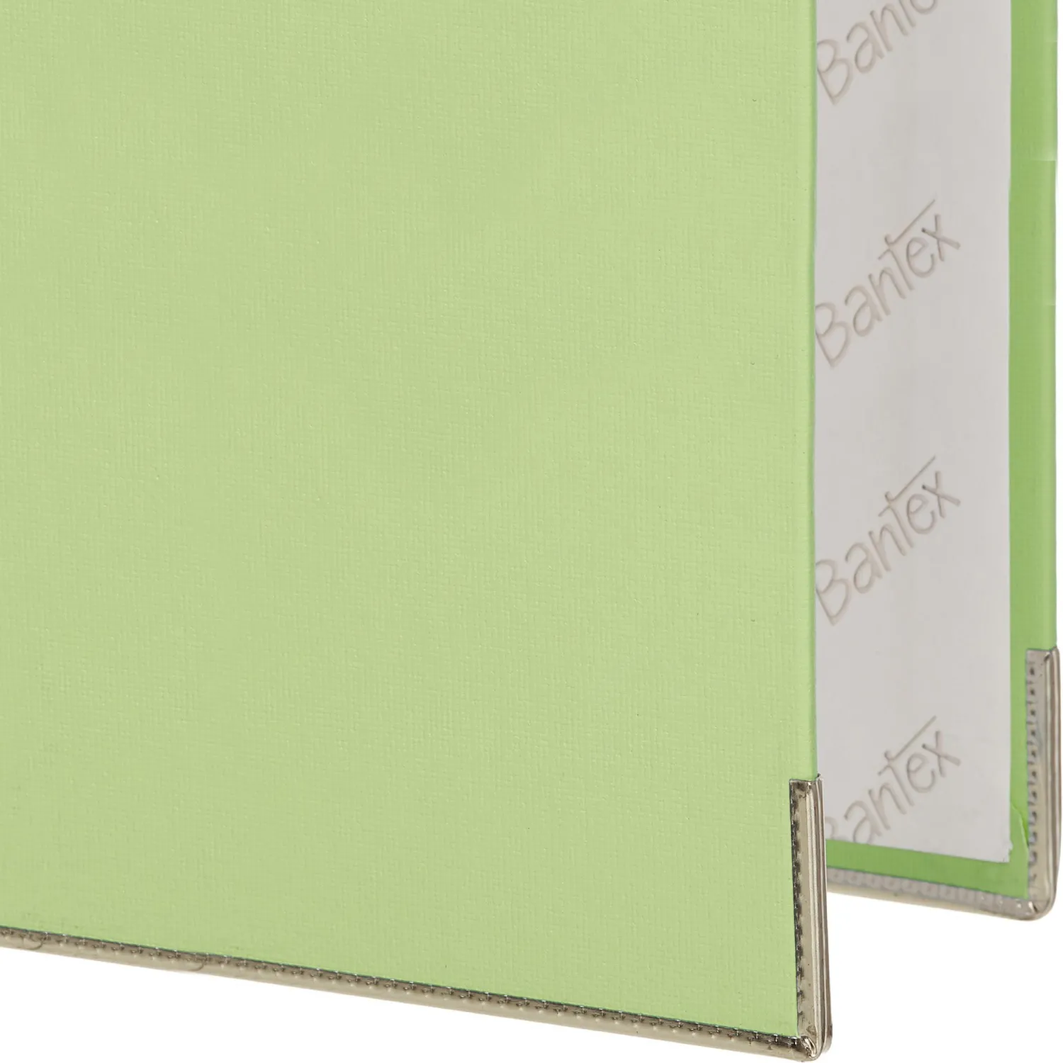 Папка-регистратор ECONOMY PLUS 50мм, лайм, ПБП1, карм.кор.,мет.уг - фото 3