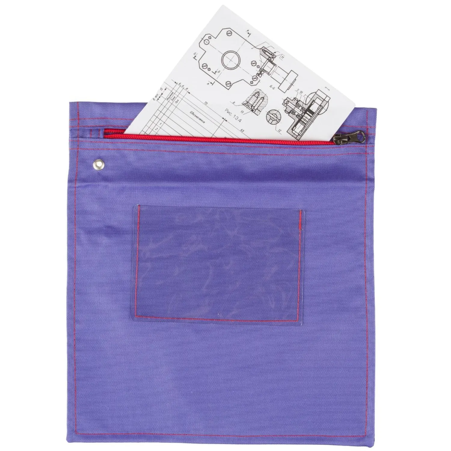 Папка-конверт на молнии пломб. Attache Confidence А5 + фиолет. Россия Папка-конверт на молнии пломб. Attache Confidence А5 + фиолет. Россия - фото 2