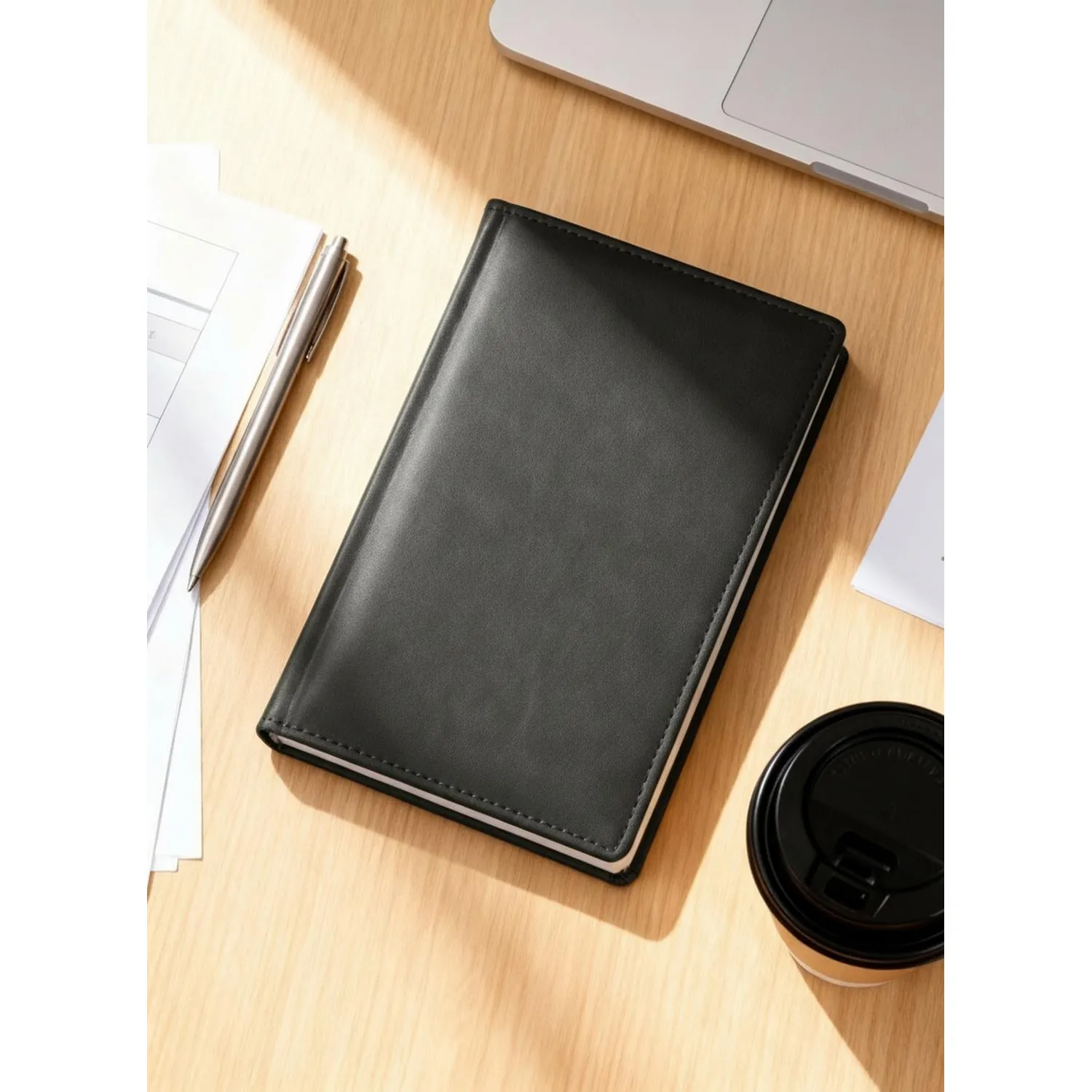 Ежедневник недатированный черный,А5,148х218мм,176л,ATTACHE ВИВА - фото 23