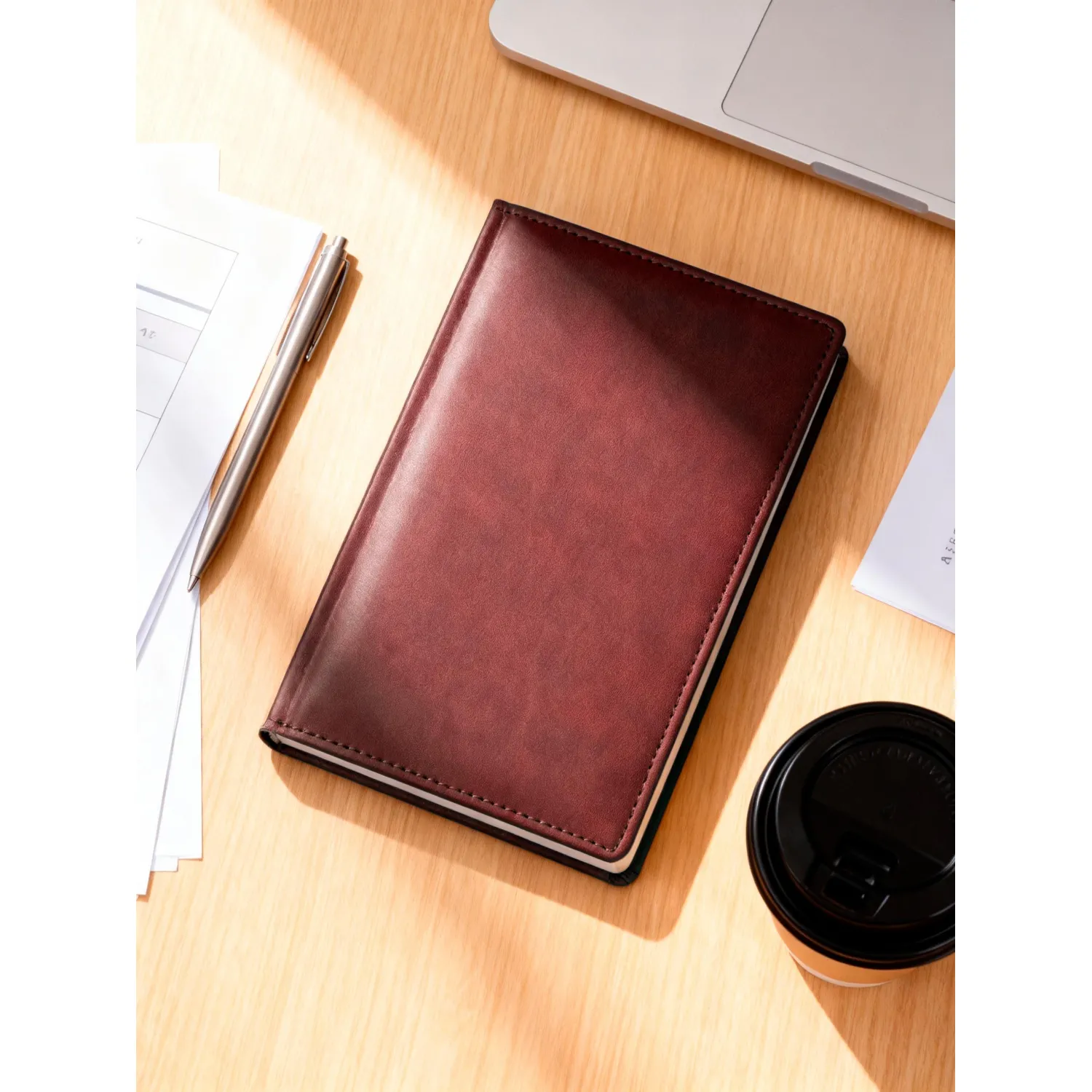 Ежедневник недатированный бордо,А5,148х218мм,176л,ATTACHE Вива - фото 24