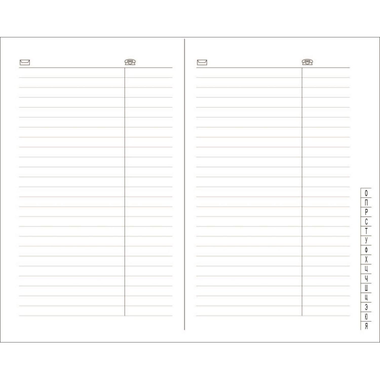 Телефонная книга синий,А5,133х202мм,96л,ATTACHE Вива - фото 2