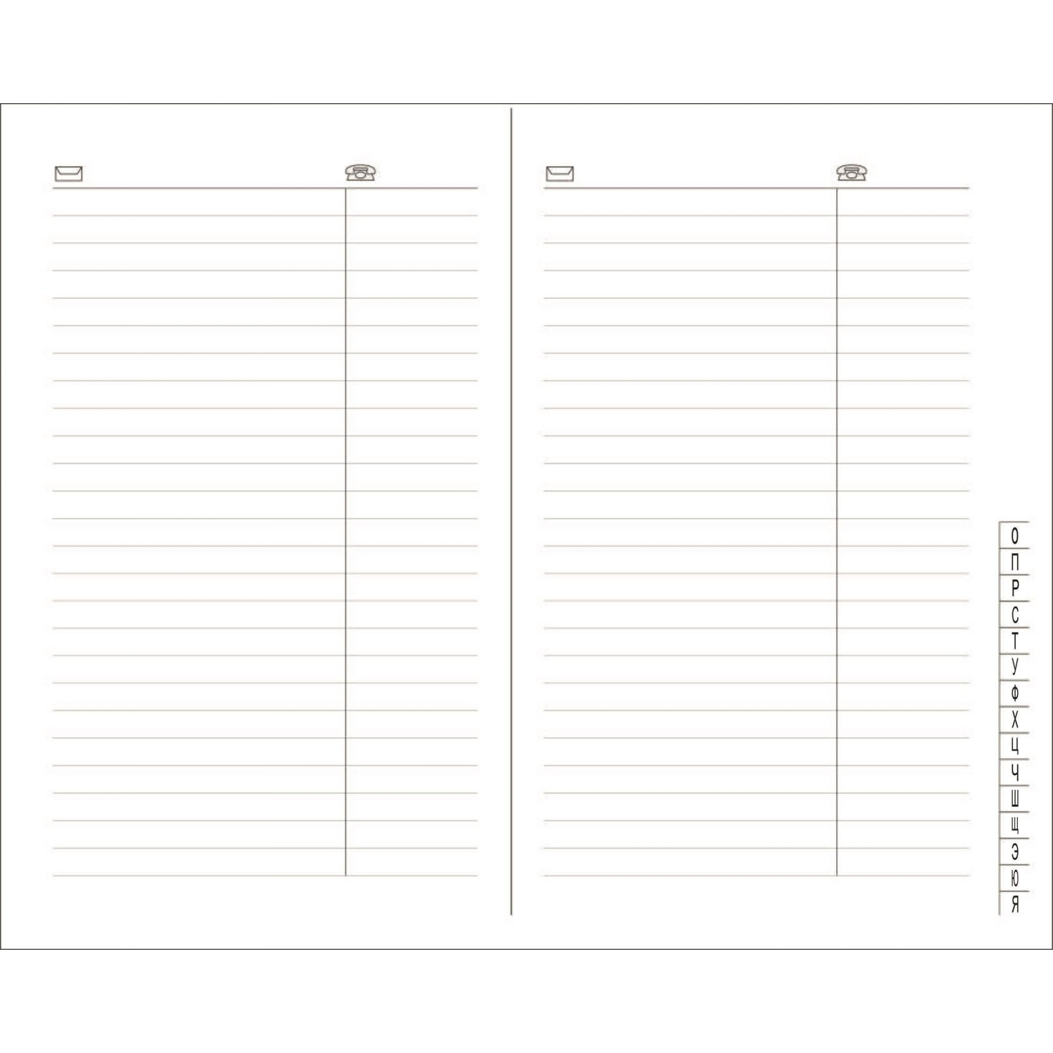 Телефонная книга зеленый,А5,133х202мм,96л,АТТАСНЕ ВИВА - фото 2