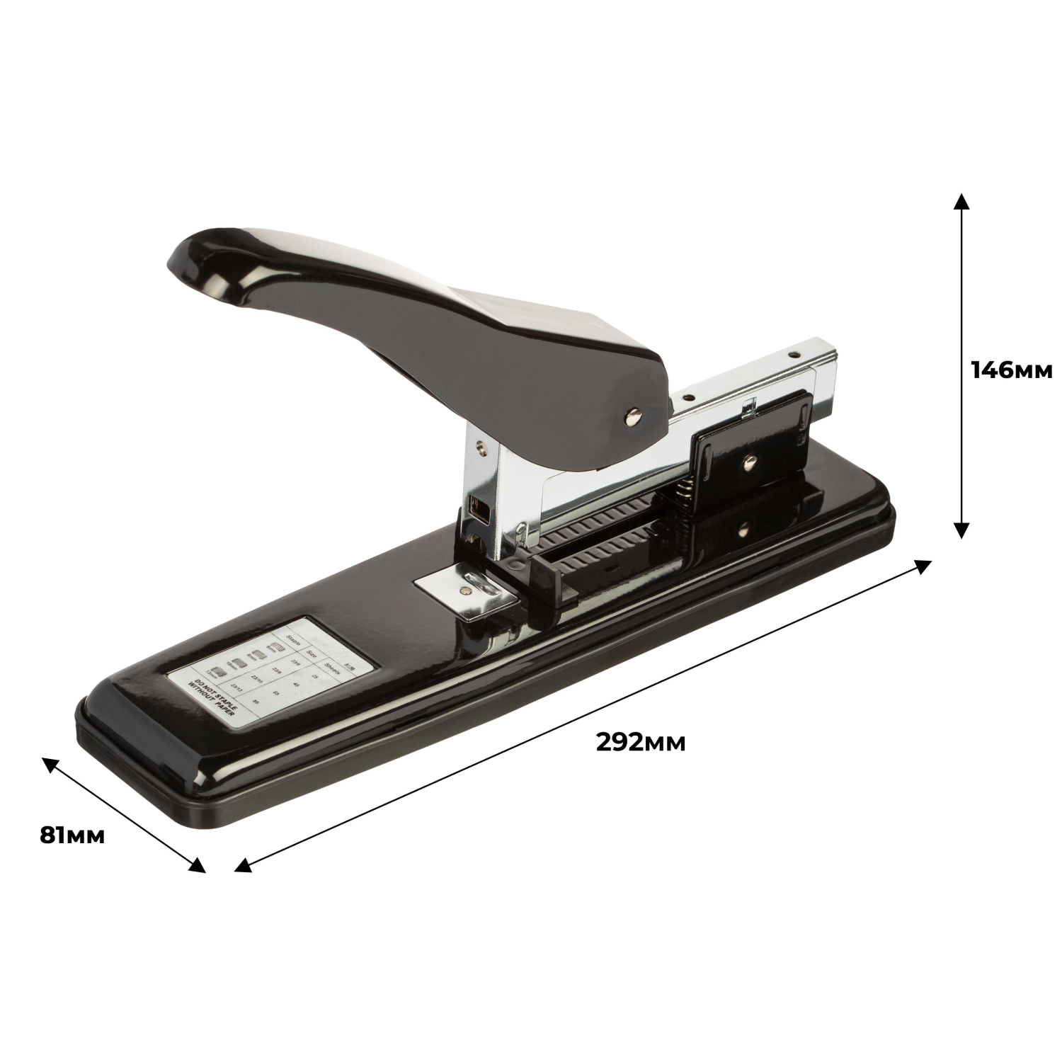 Степлер Attache професс. до 85 л. (бум.80 гр/м2), черный, №23 Степлер Attache професс. до 85 л. (бум.80 гр/м2), черный, №23 - фото 5