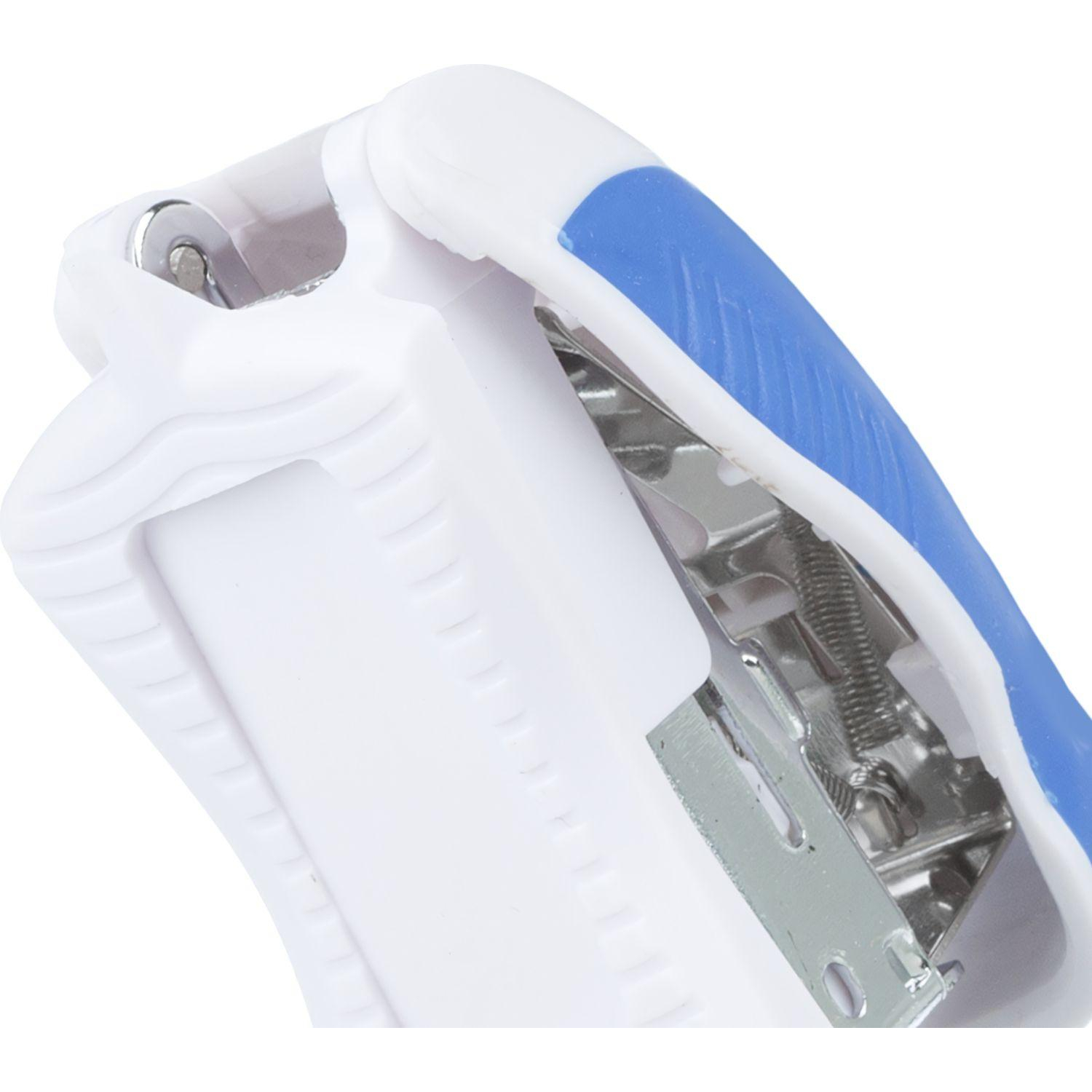 Степлер -мини Attache Master до 15 лис,бел/син,N24/6и26/6,антистеп - фото 3