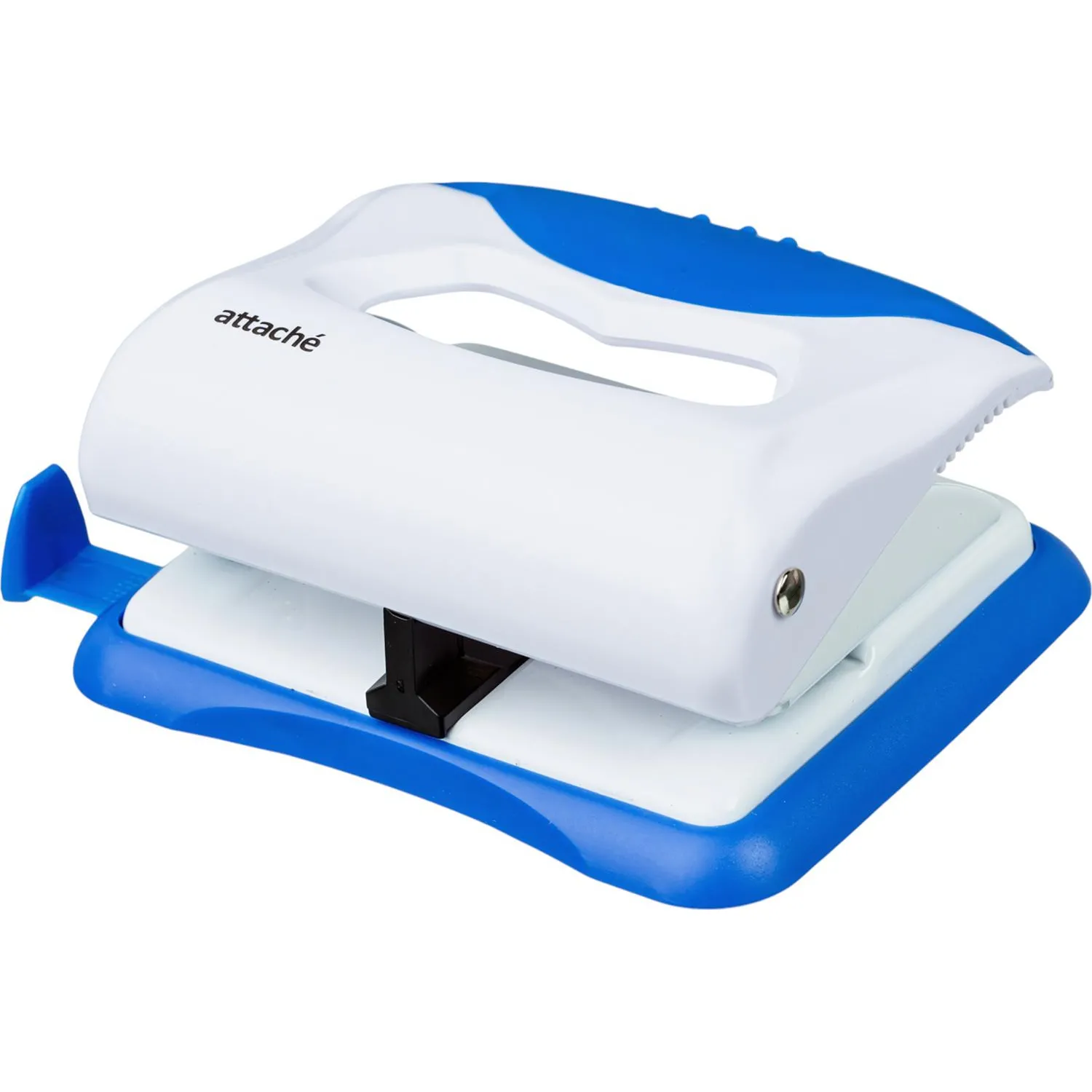 Дырокол Attache Master до 16 листов, белый/синий Дырокол Attache Master до 16 листов, белый/синий - фото 4