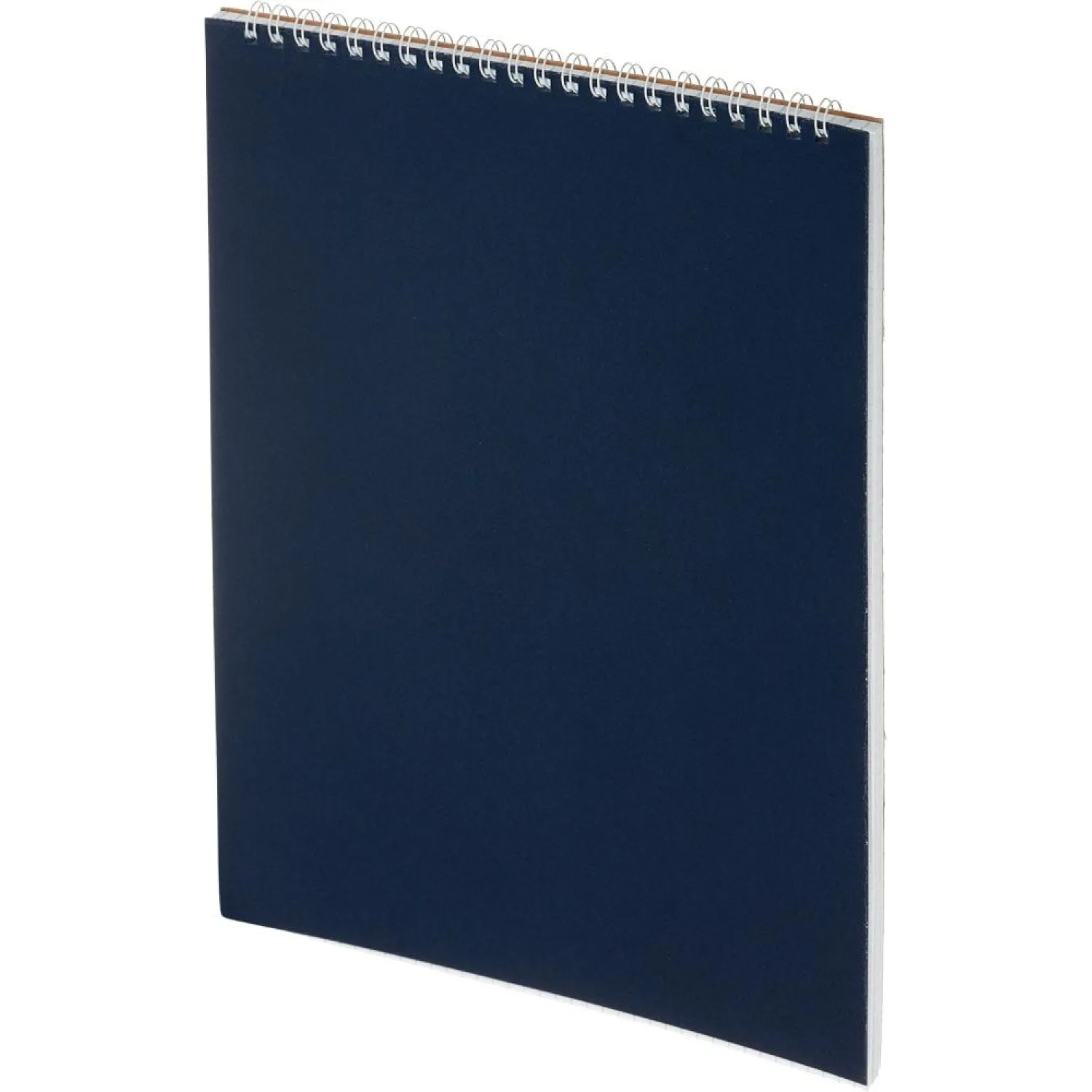 Блокнот на спирали А4 60л. синий картон д/лог.клет.14 - фото 2