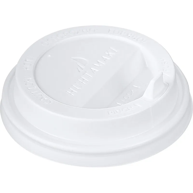Крышка для стакана пластиковая с клапаном D=80мм, бел.,100шт./уп. HSL80 Крышка для стакана пластиковая с клапаном D=80мм, бел.,100шт./уп. HSL80 - фото 1