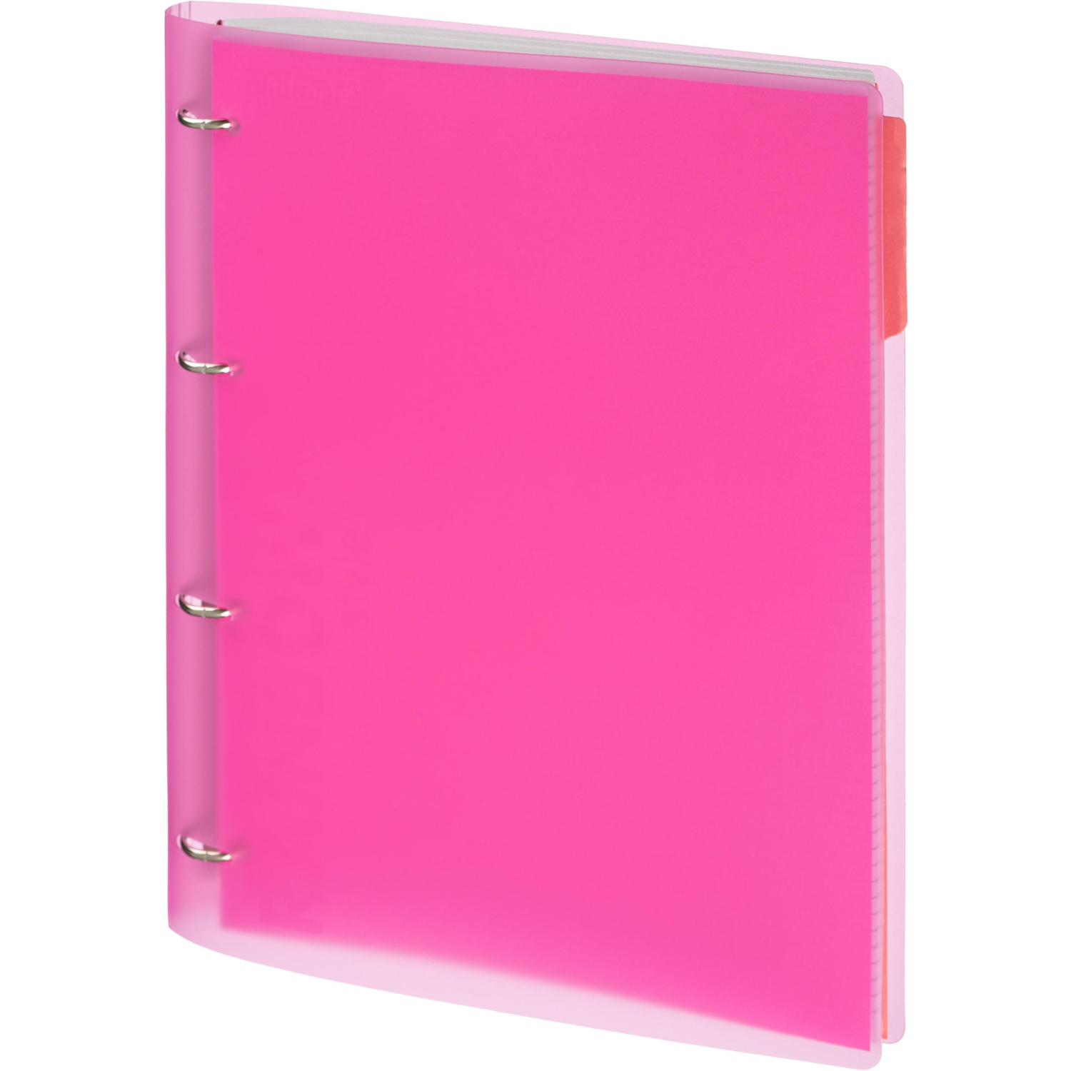 Бизнес-тетрадь Attache Rainbow Style А4 на кольцах, смен.блок, розов - фото 2