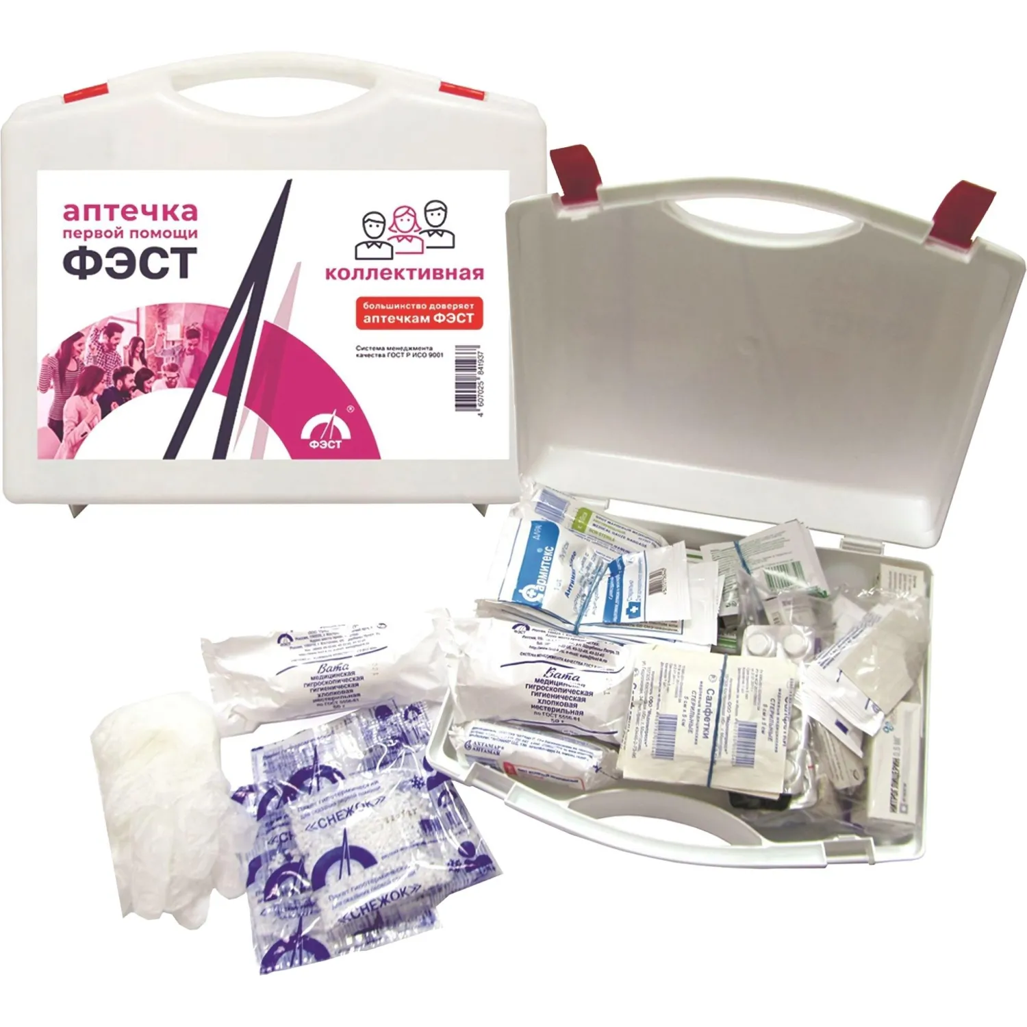 Аптечка первой помощи коллективная ФЭСТ (до 20 человек) (полистирол) №2.1 - фото 5