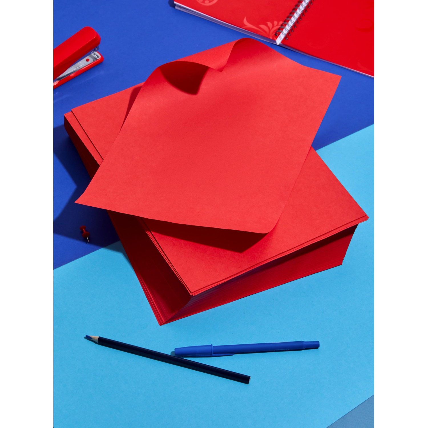 Бумага цветная Комус Color (красный интенсив), 80г, А4, 500 л. - фото 7