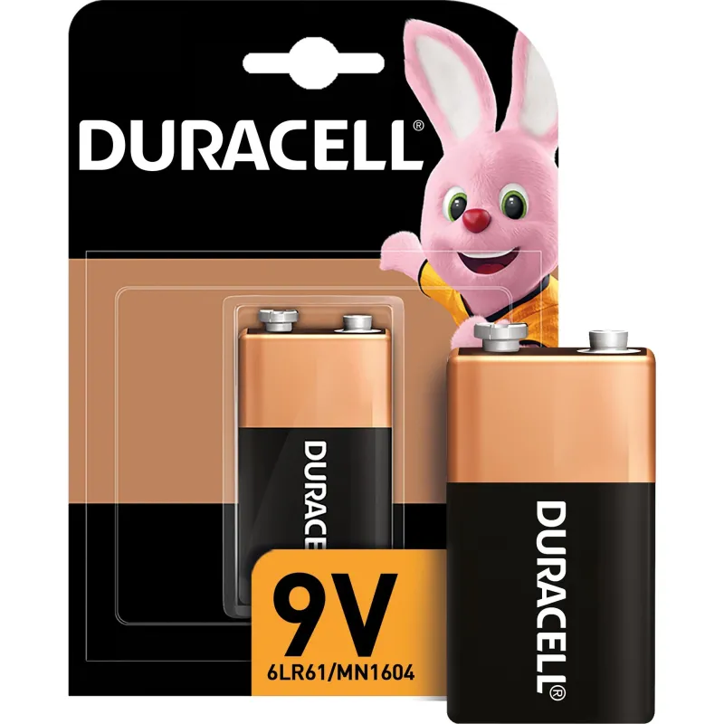 Батарейка DURACELL 6LR61-1BL/6LF22-1BL/Крона 9V бл/1шт - фото 1