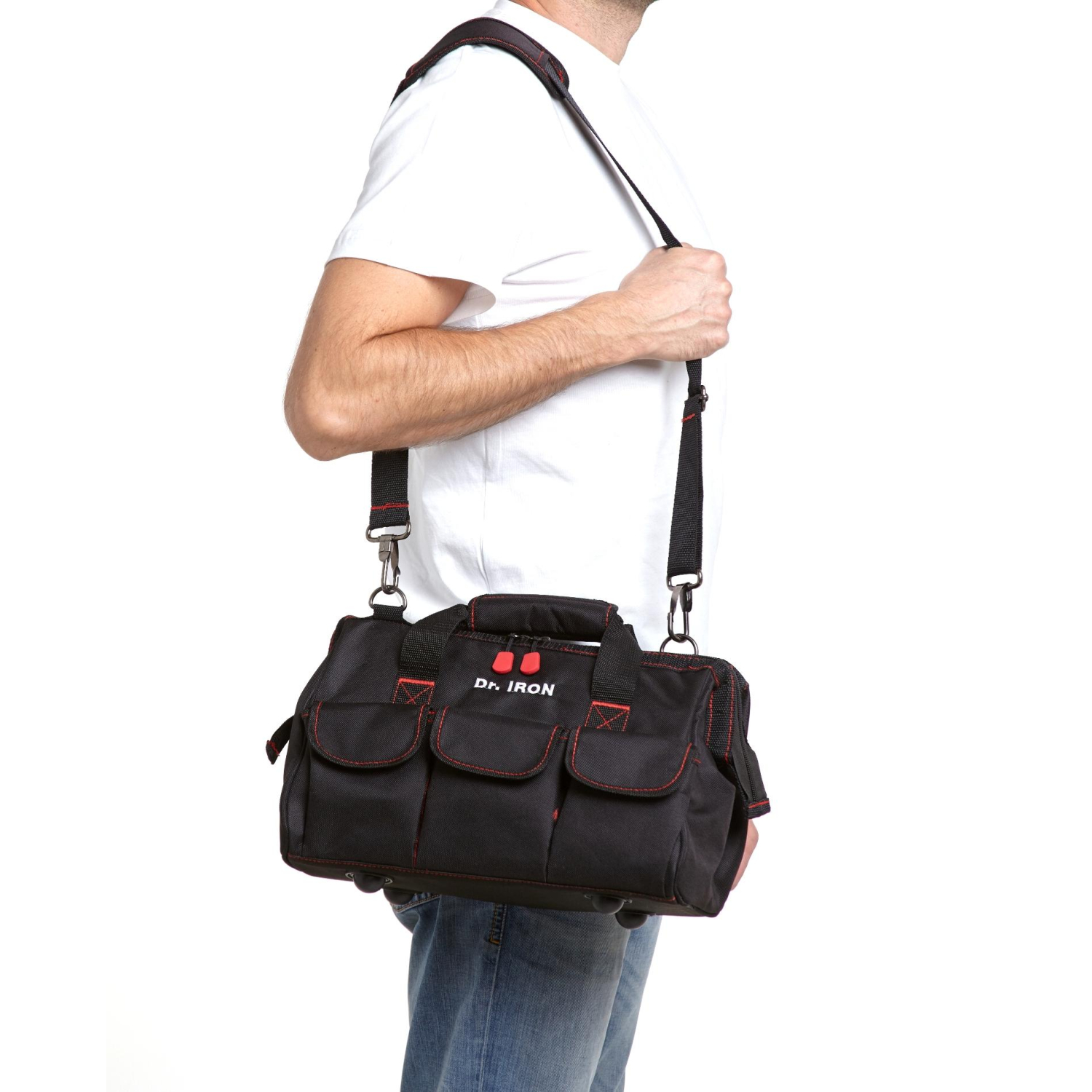 Сумка для инструмента с ремнем 36х22х23 Dr.IRON (DR1021) - фото 12