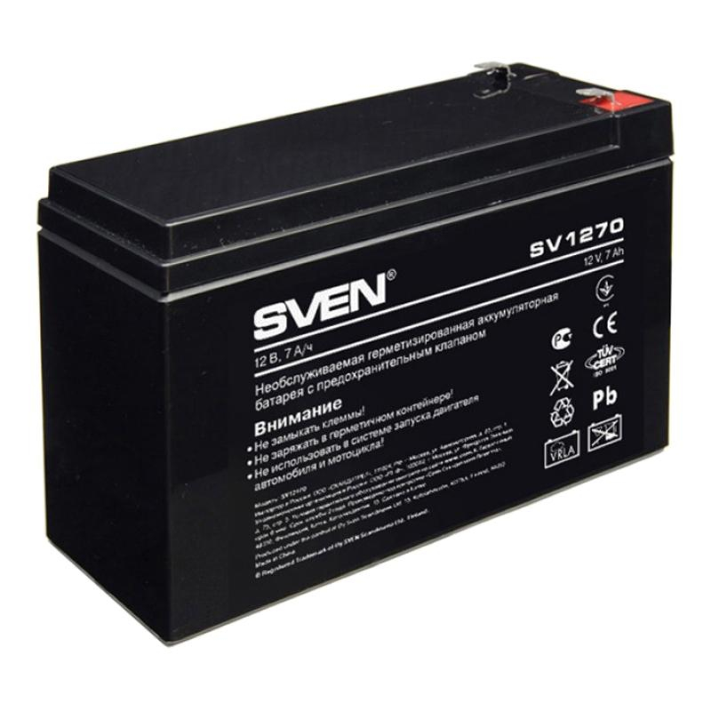 Батарея для ИБП SVEN SV 1270 (12V/7Ah) аккумуляторная - фото 2