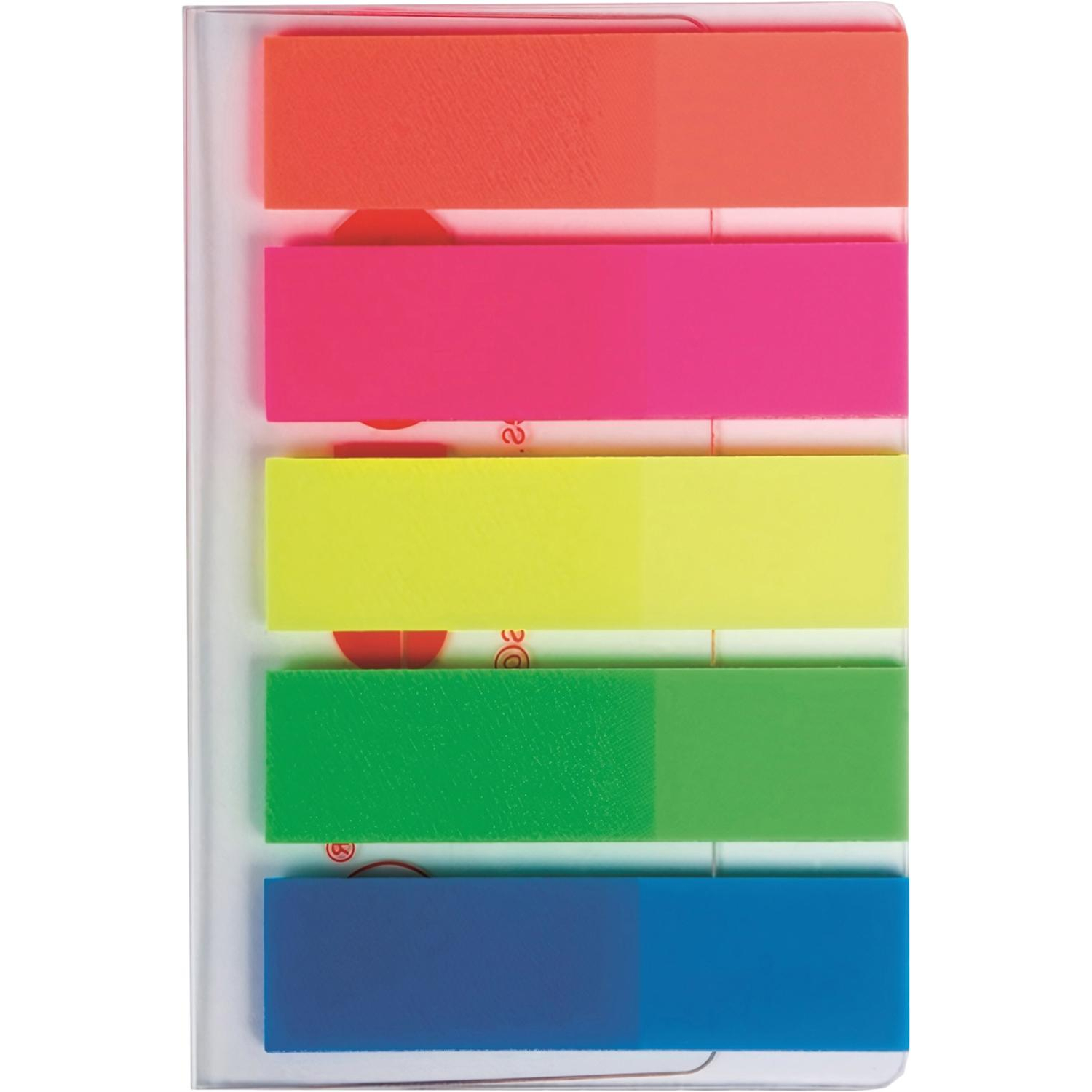 Клейкие закладки пласт. 5цв.по 25л. Film Kores 45105 - фото 2