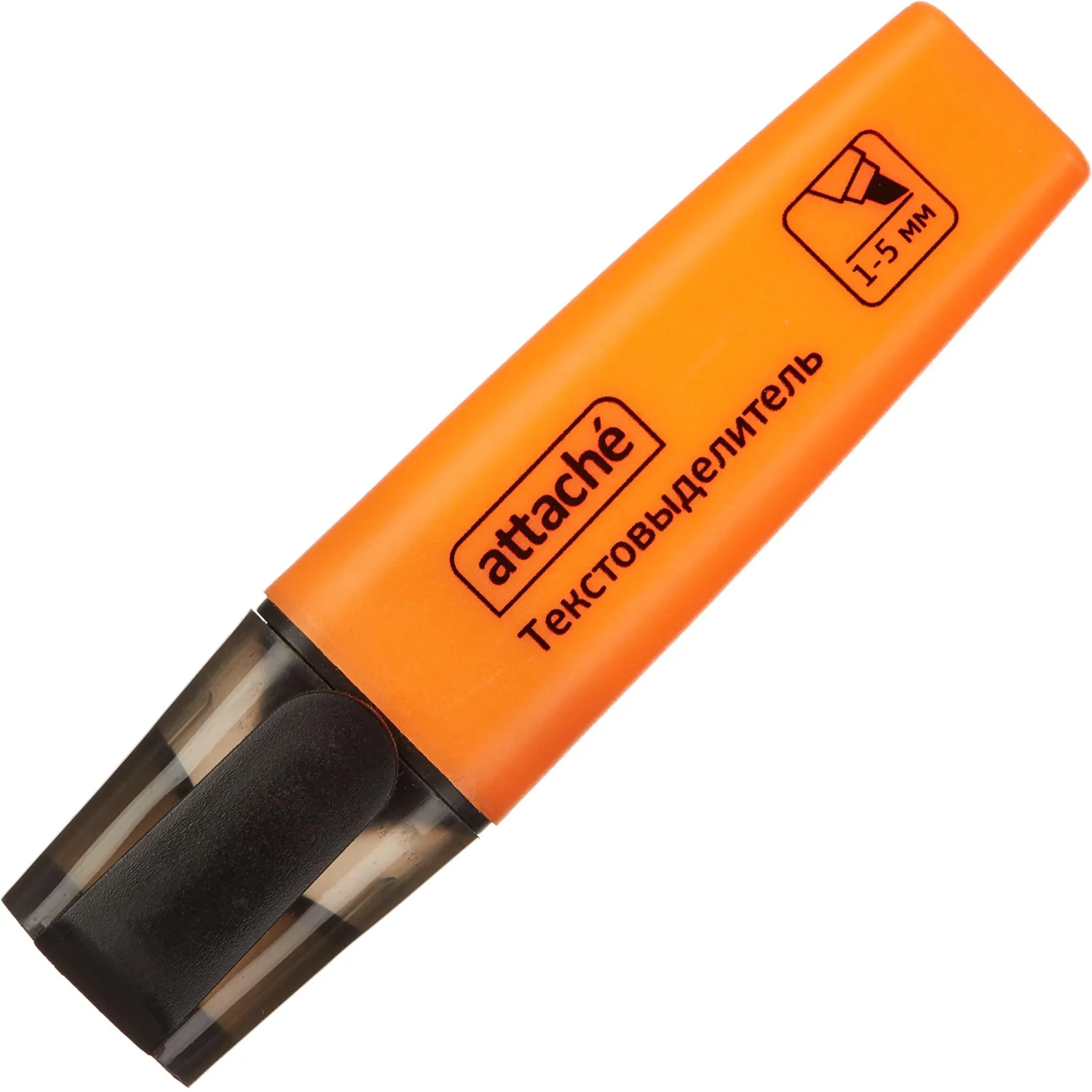 Маркер текстовыделитель Attache Colored 1-5мм оранжевый - фото 2