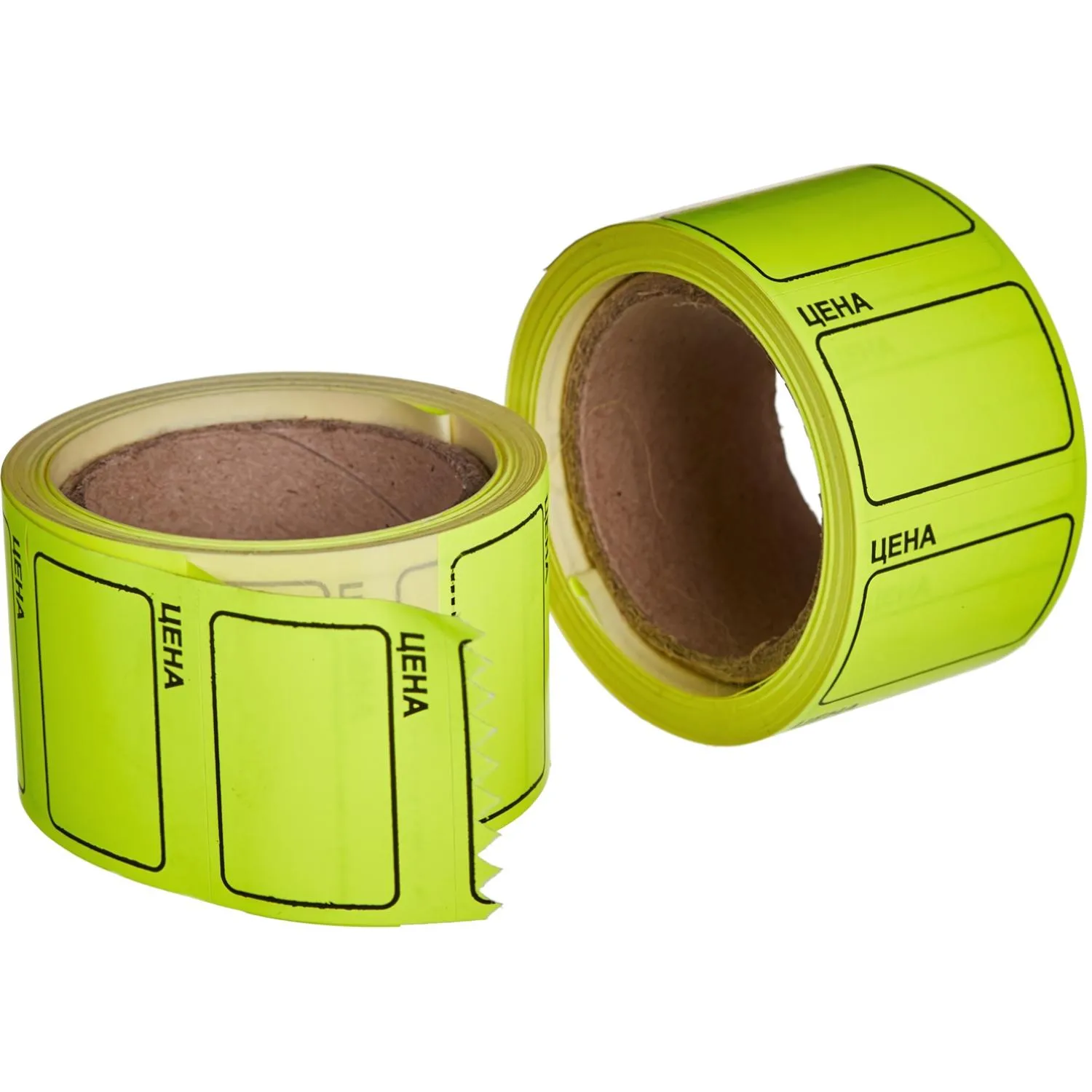 Ценники самоклеящиеся Цена 35x25мм,желтая 250шт/рул, 5 рул/уп Ценники самоклеящиеся Цена 35x25мм,желтая 250шт/рул, 5 рул/уп - фото 5