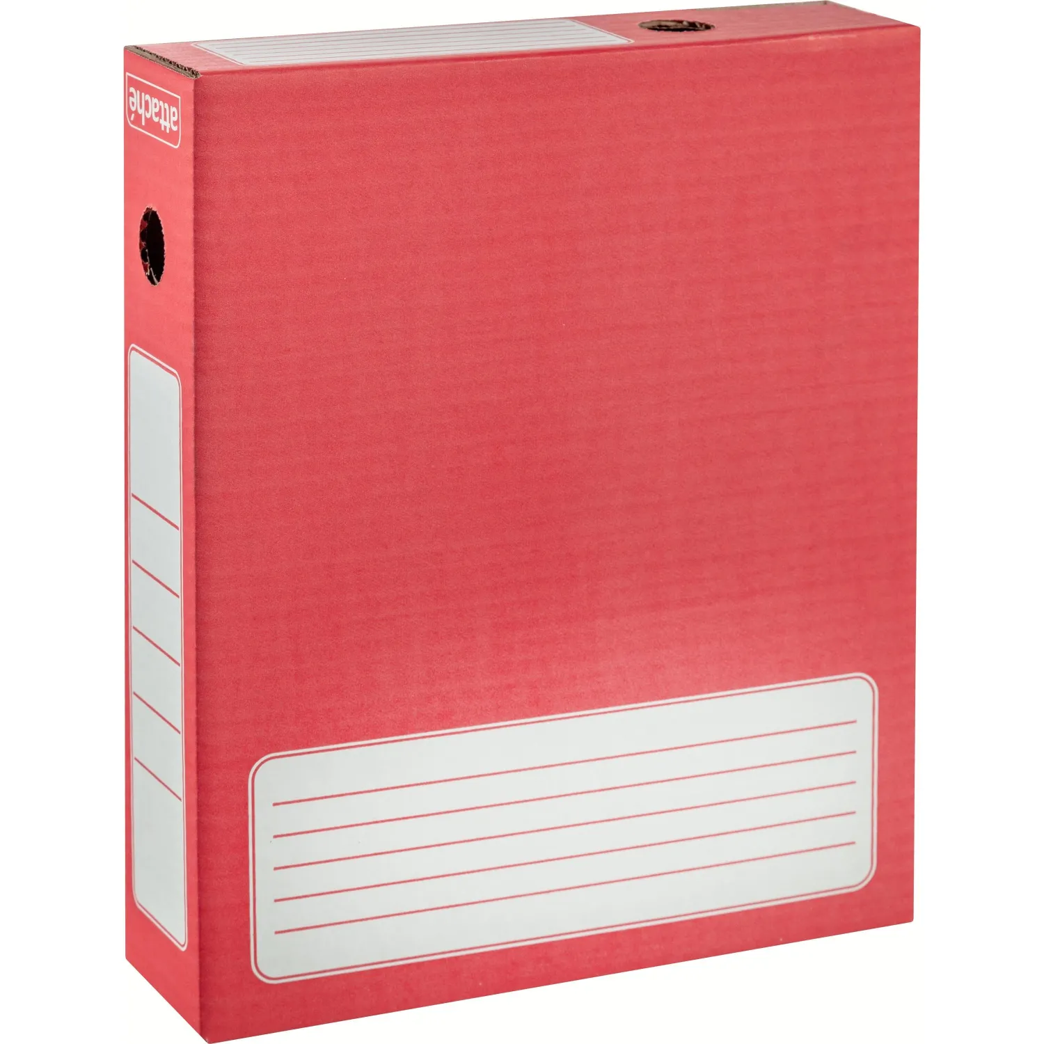 Короб архивный красный ATTACHE (гофрокартон), 5 шт./уп. - фото 2