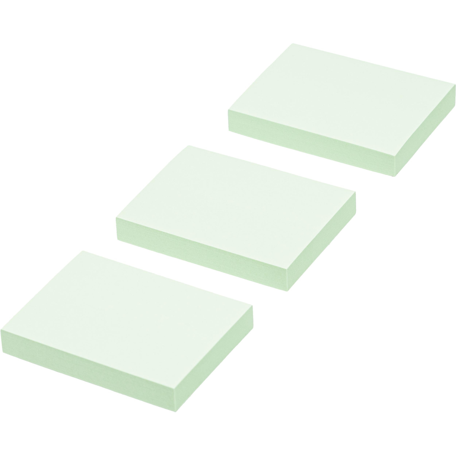 Стикеры ATTACHE с клеев.краем 38х51 салатовый 100л. 3 шт/наб - фото 2