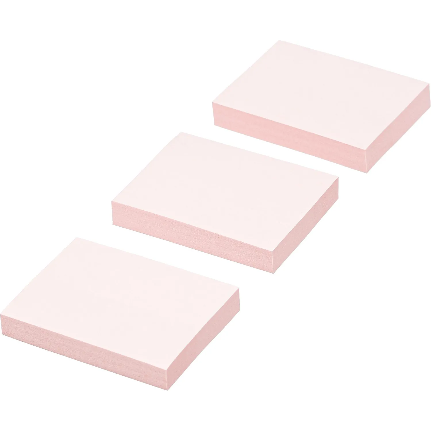 Стикеры ATTACHE с клеев.краем 38х51 розовый 100л. 3 шт/наб - фото 2