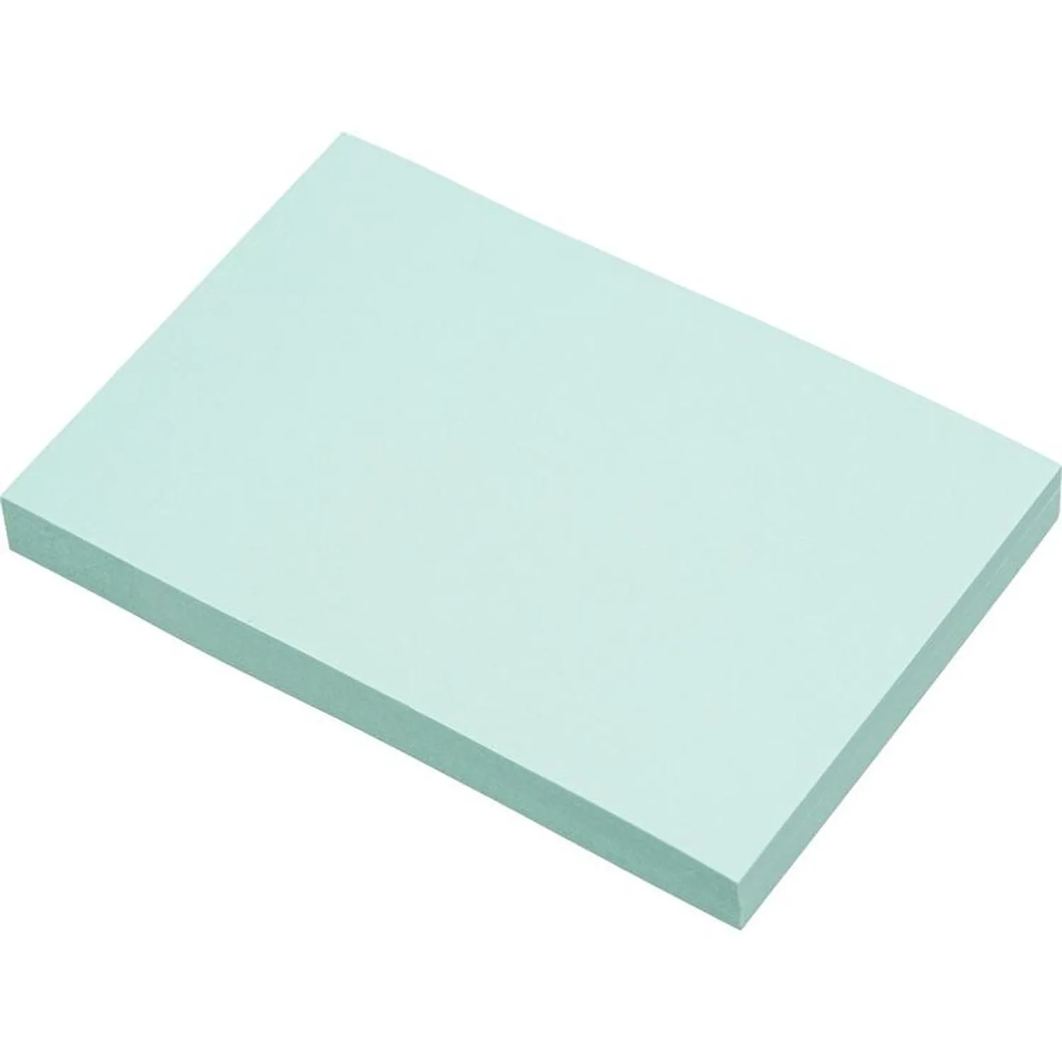 Стикеры ATTACHE с клеев.краем 76х51 голубой 100л - фото 2