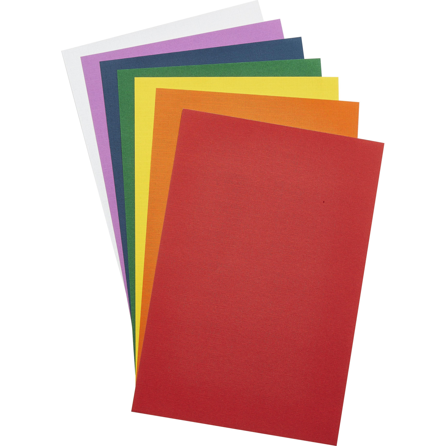 Бумага цветная с фактур.тиснением.,а4,7л.,7цв.,11-407-197 - фото 2