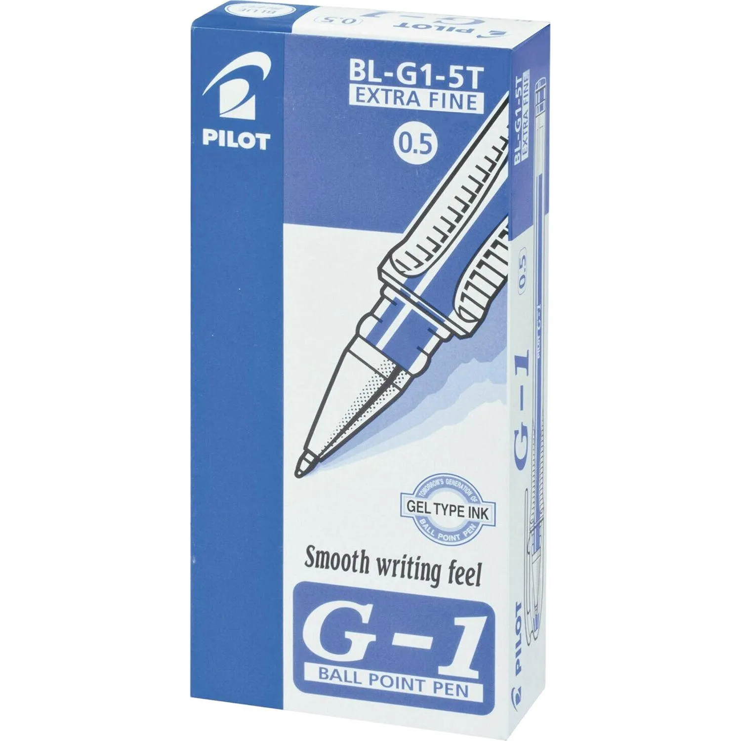 Ручка гелевая неавтомат. PILOT BL-G1-5T синяя 0,3мм Япония - фото 3